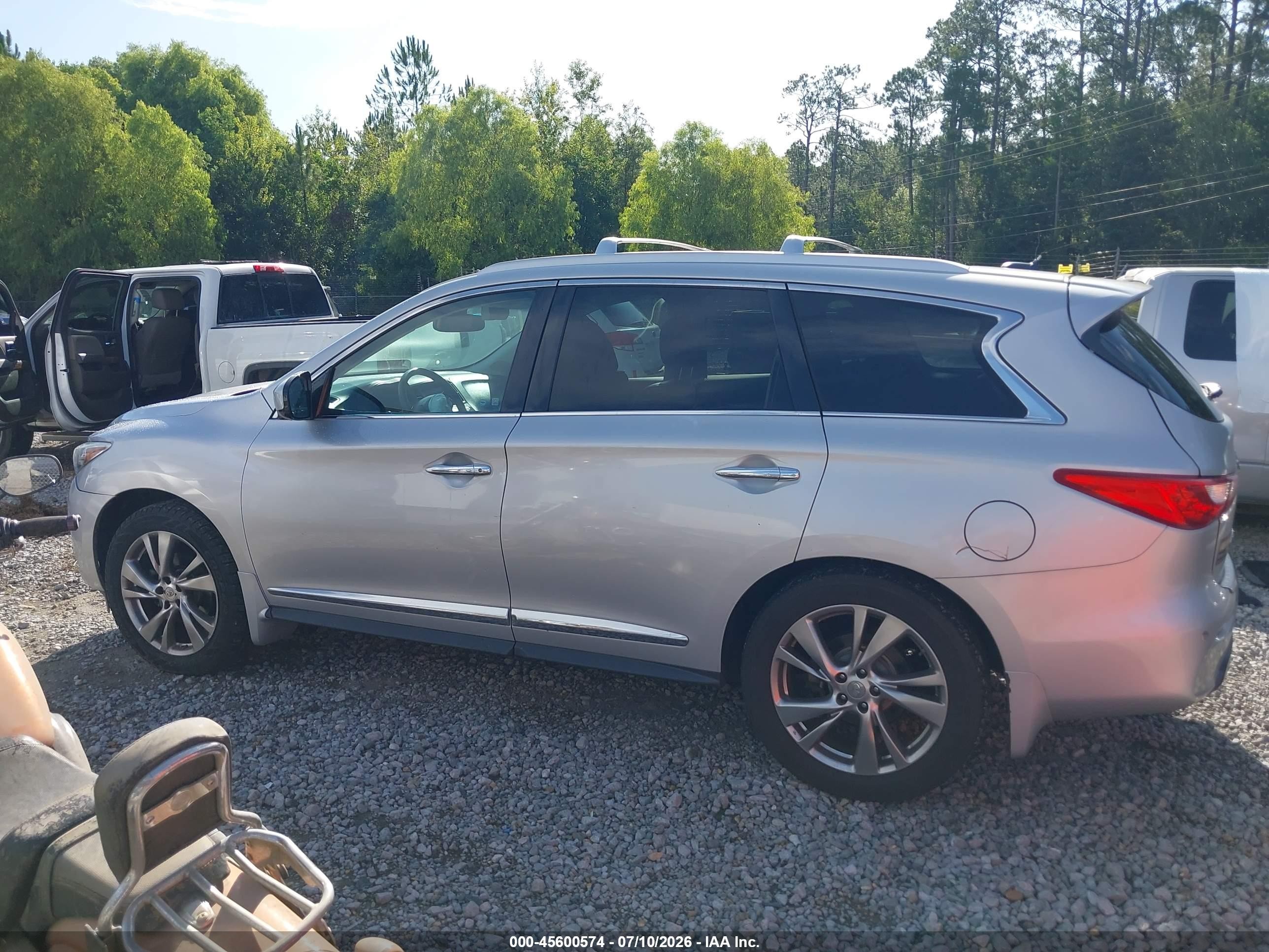2015 Infiniti Qx60 Silver vin: 5N1AL0MM0FC526737