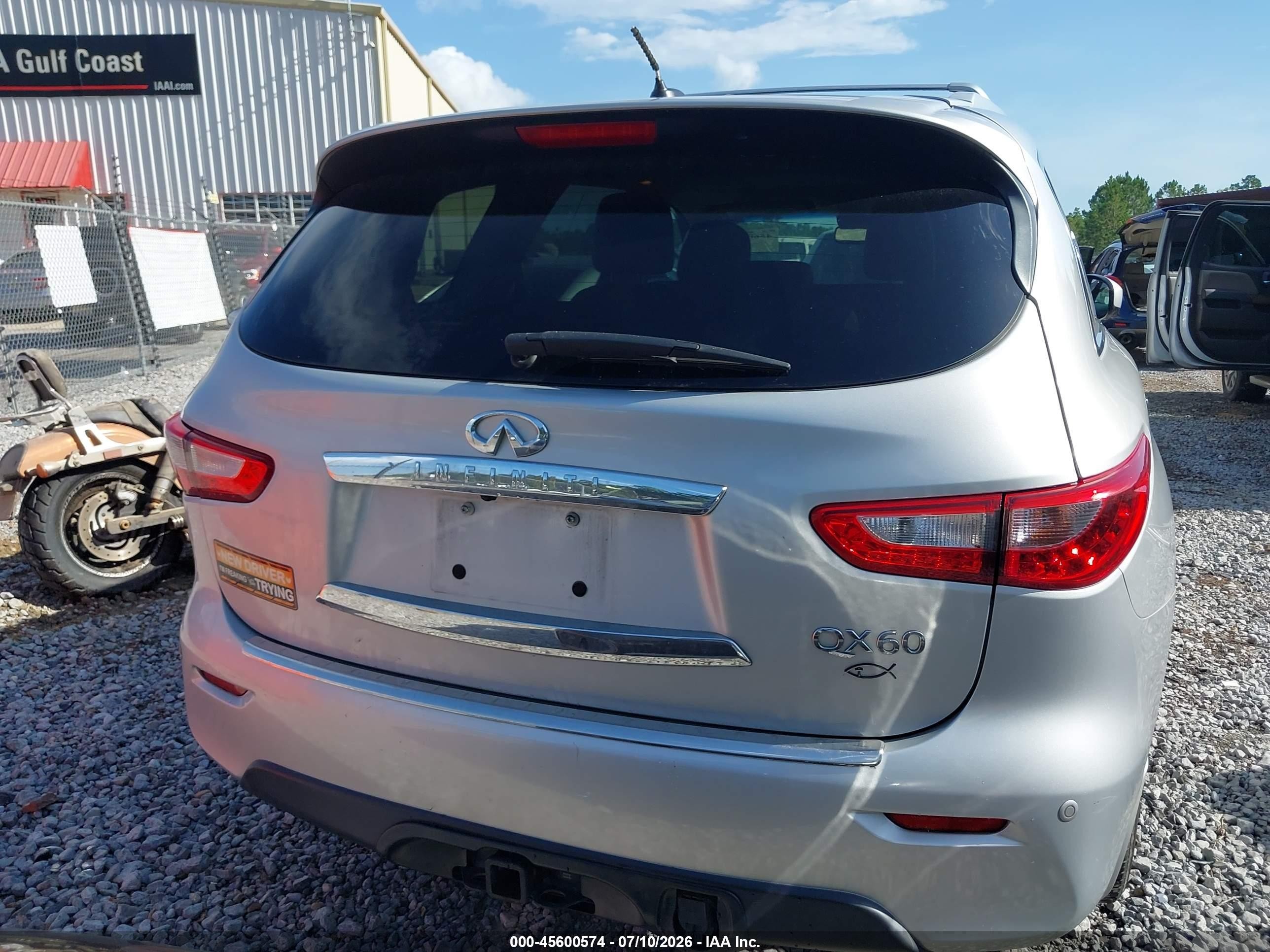 2015 Infiniti Qx60 Silver vin: 5N1AL0MM0FC526737