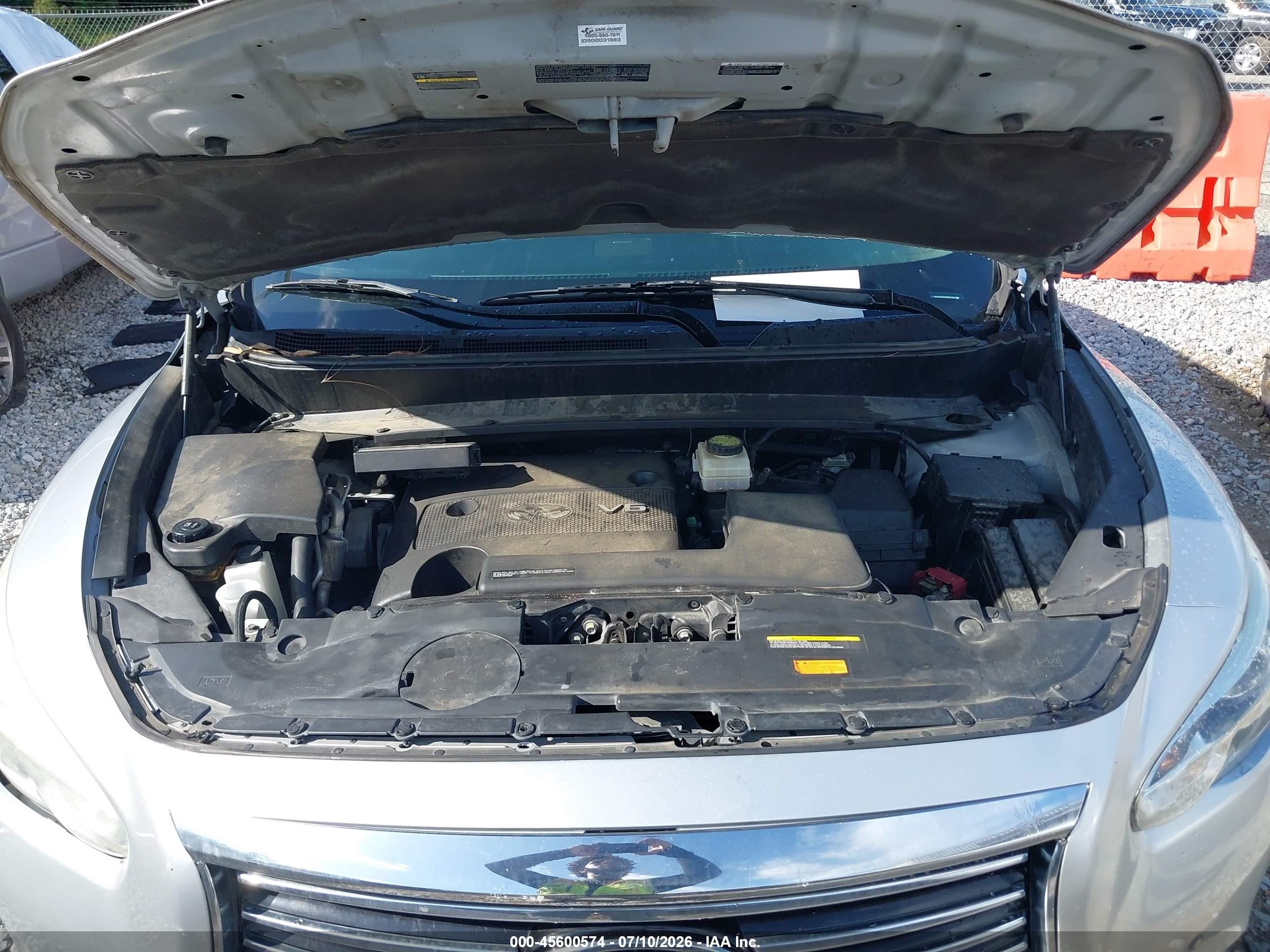 2015 Infiniti Qx60 Silver vin: 5N1AL0MM0FC526737