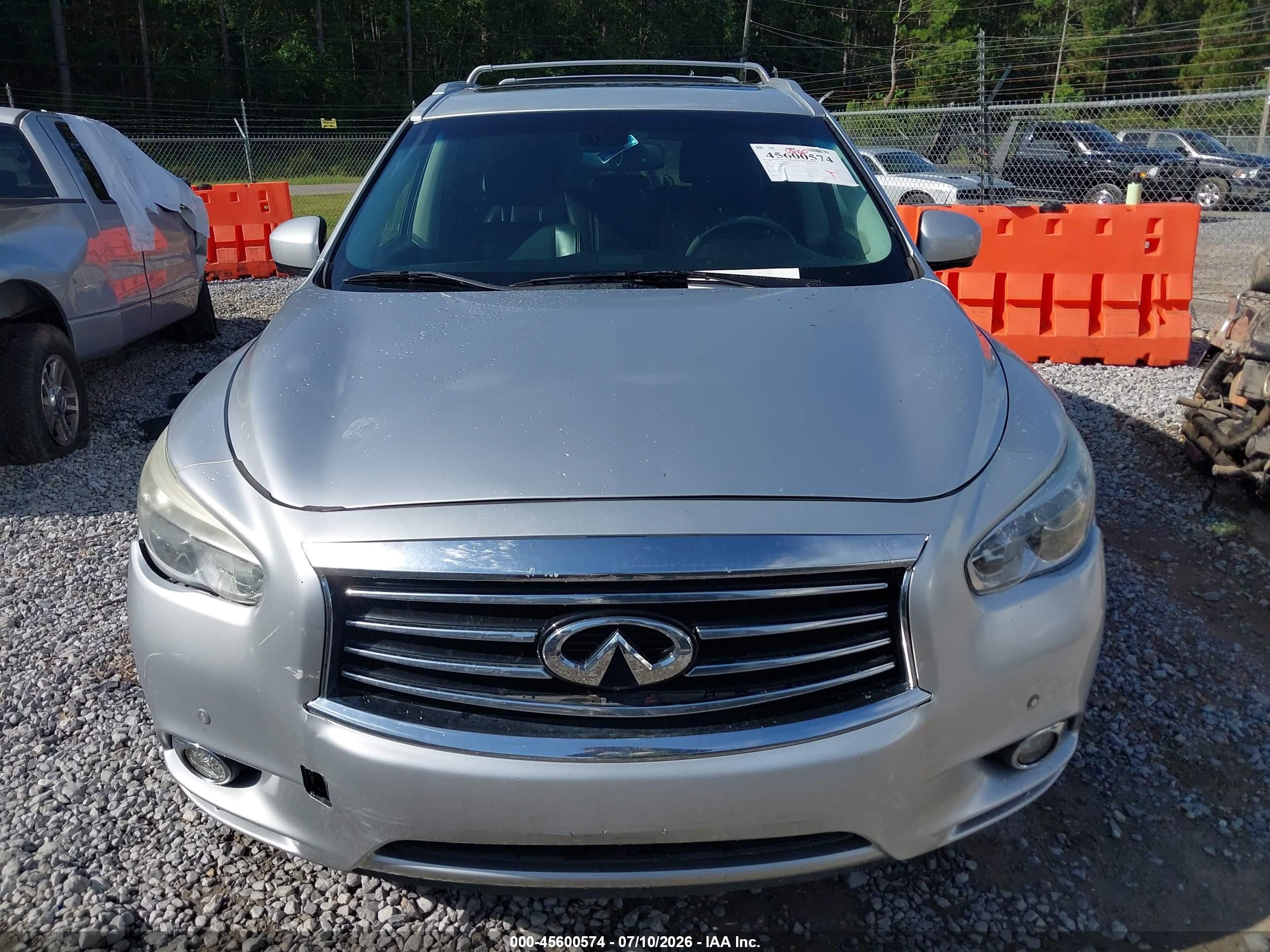 2015 Infiniti Qx60 Silver vin: 5N1AL0MM0FC526737