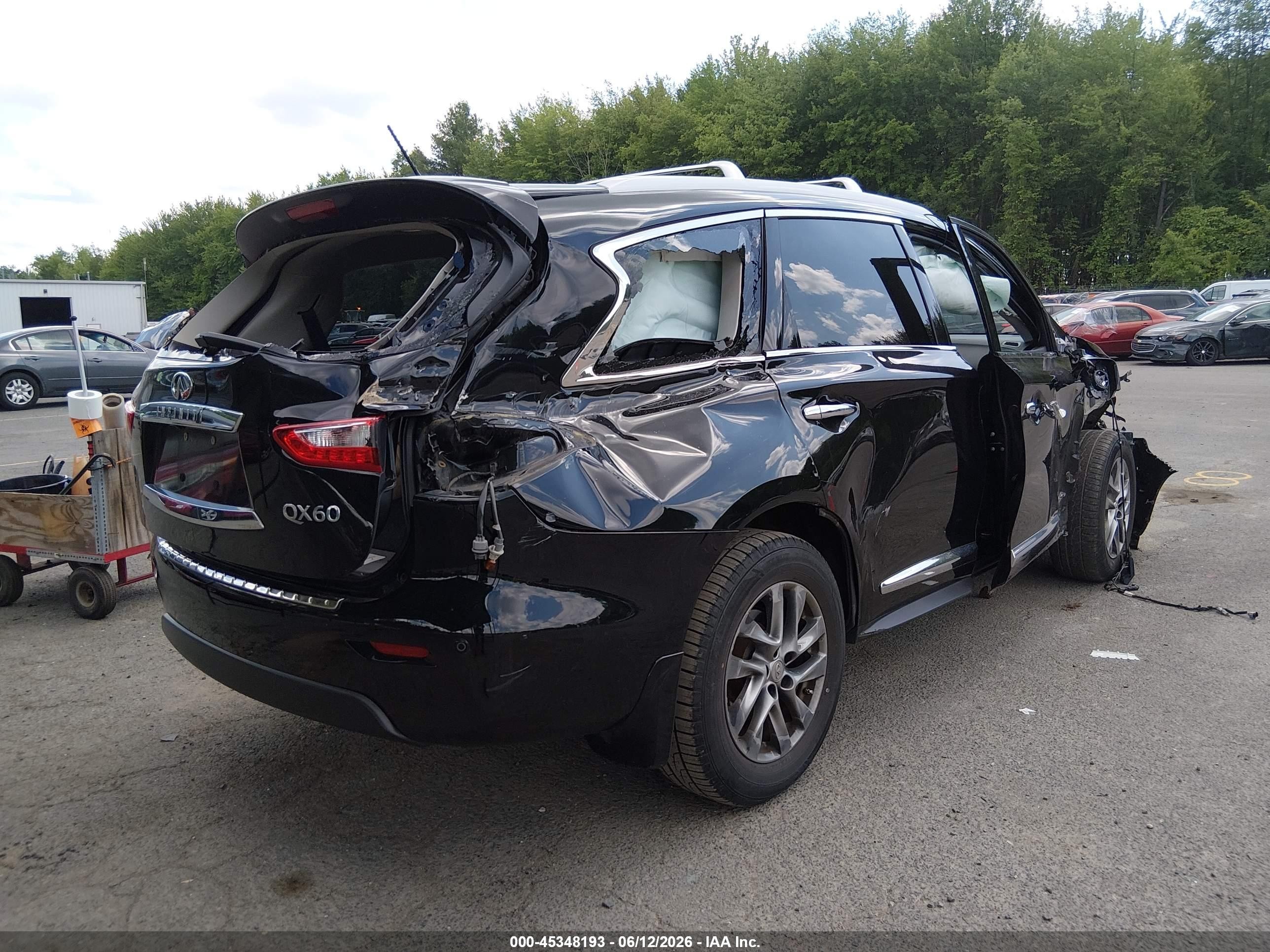 2015 Infiniti Qx60   Black vin: 5N1AL0MM0FC529508