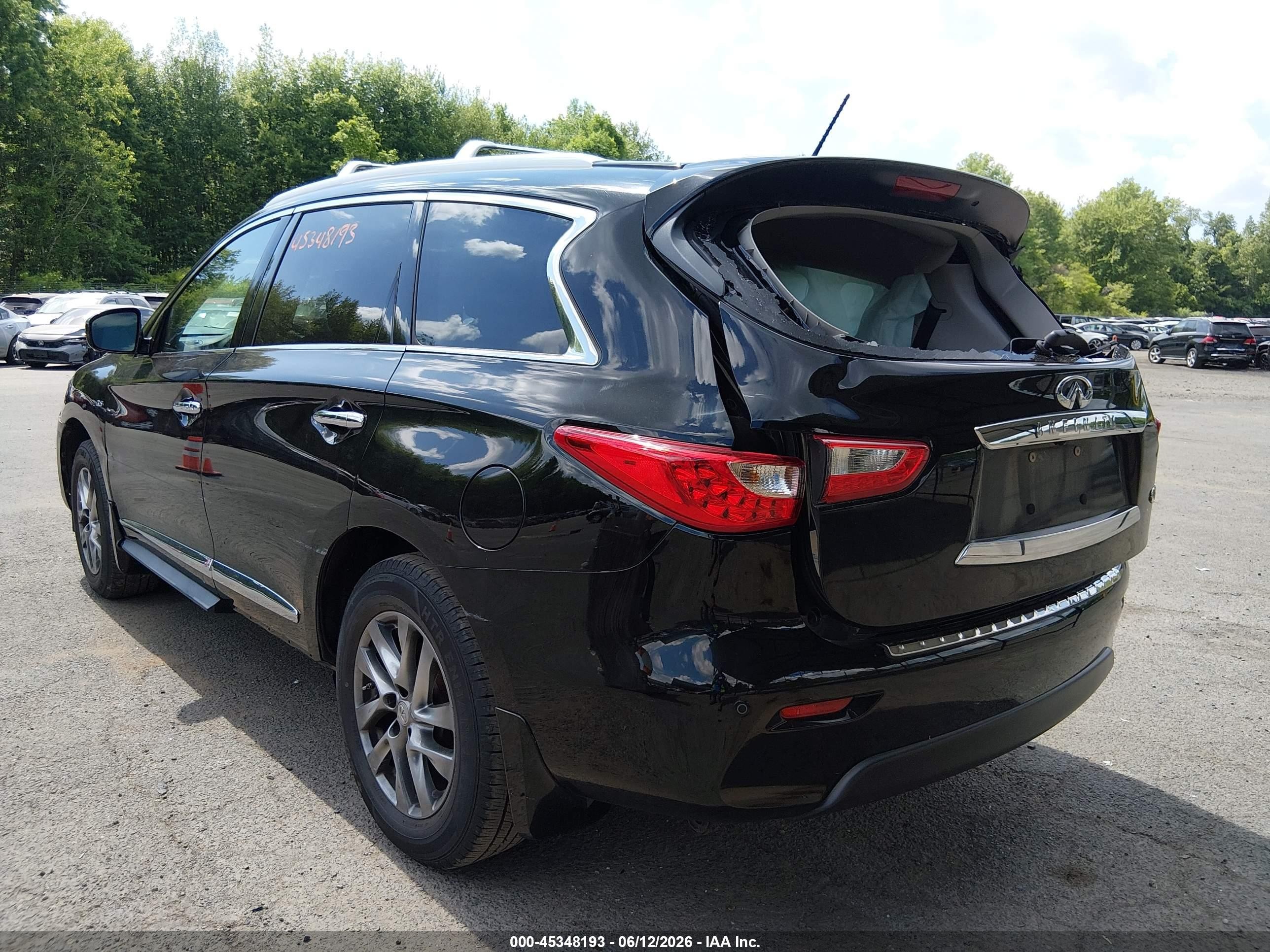 2015 Infiniti Qx60   Black vin: 5N1AL0MM0FC529508
