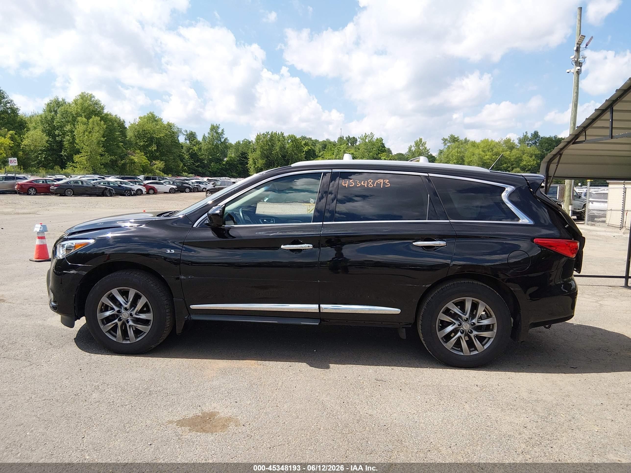 2015 Infiniti Qx60   Black vin: 5N1AL0MM0FC529508