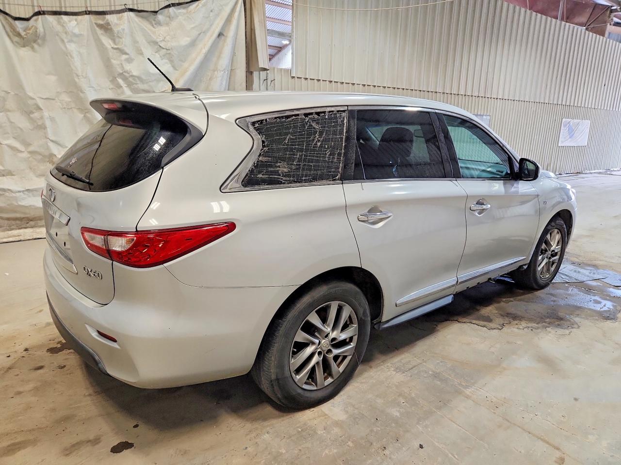2015 Infiniti Qx60 Base Silver vin: 5N1AL0MM0FC531906