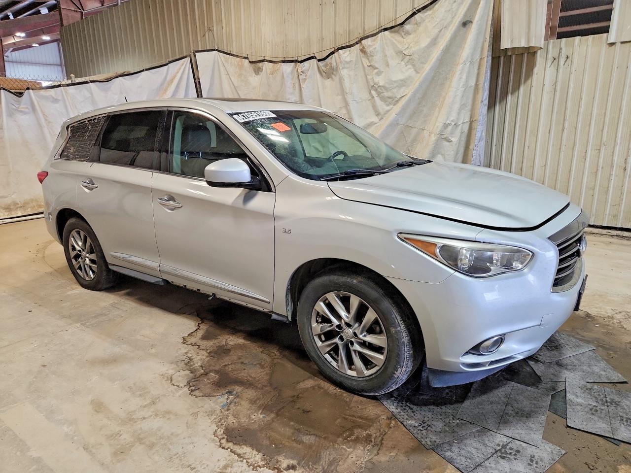2015 Infiniti Qx60 Base Silver vin: 5N1AL0MM0FC531906