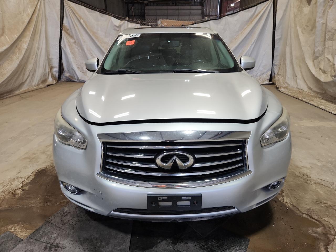 2015 Infiniti Qx60 Base Silver vin: 5N1AL0MM0FC531906 Damage: Left Head Lamp, Faded, Repair Required