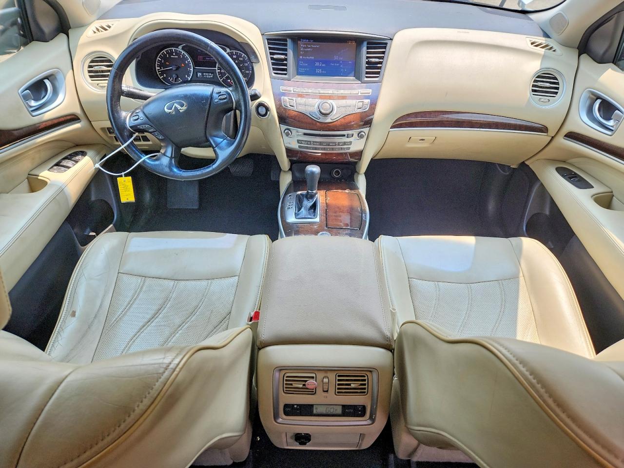 2015 Infiniti Qx60 Base White vin: 5N1AL0MM0FC534658