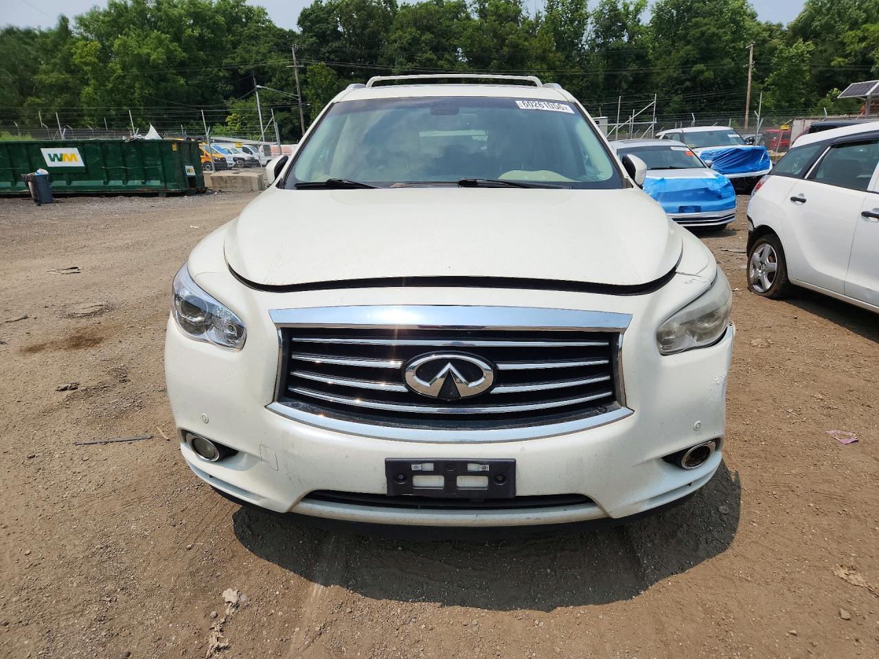 2015 Infiniti Qx60 Base White vin: 5N1AL0MM0FC534658