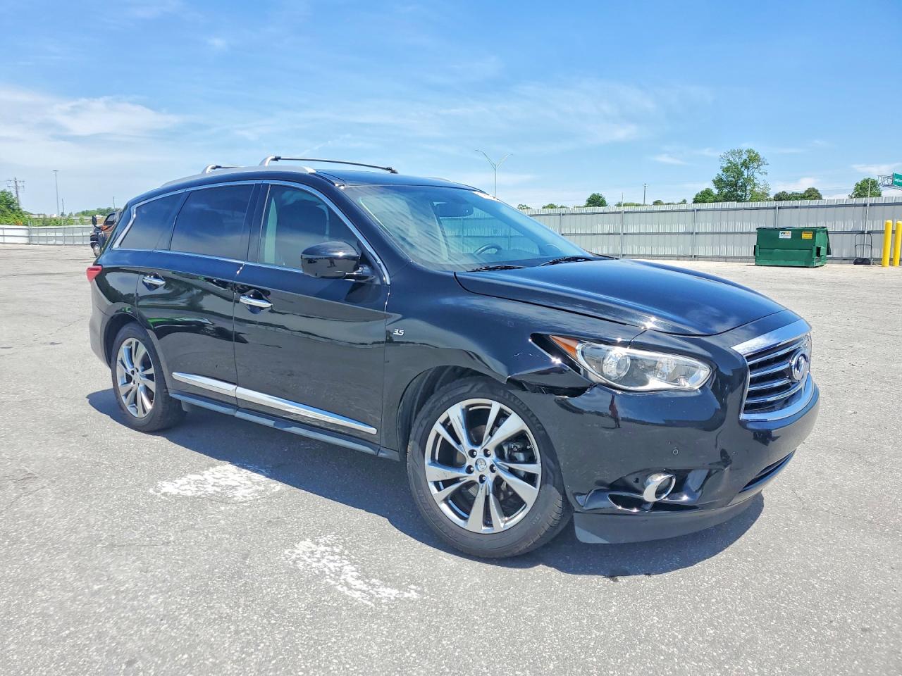 2015 Infiniti Qx60 Base Black vin: 5N1AL0MM0FC536278