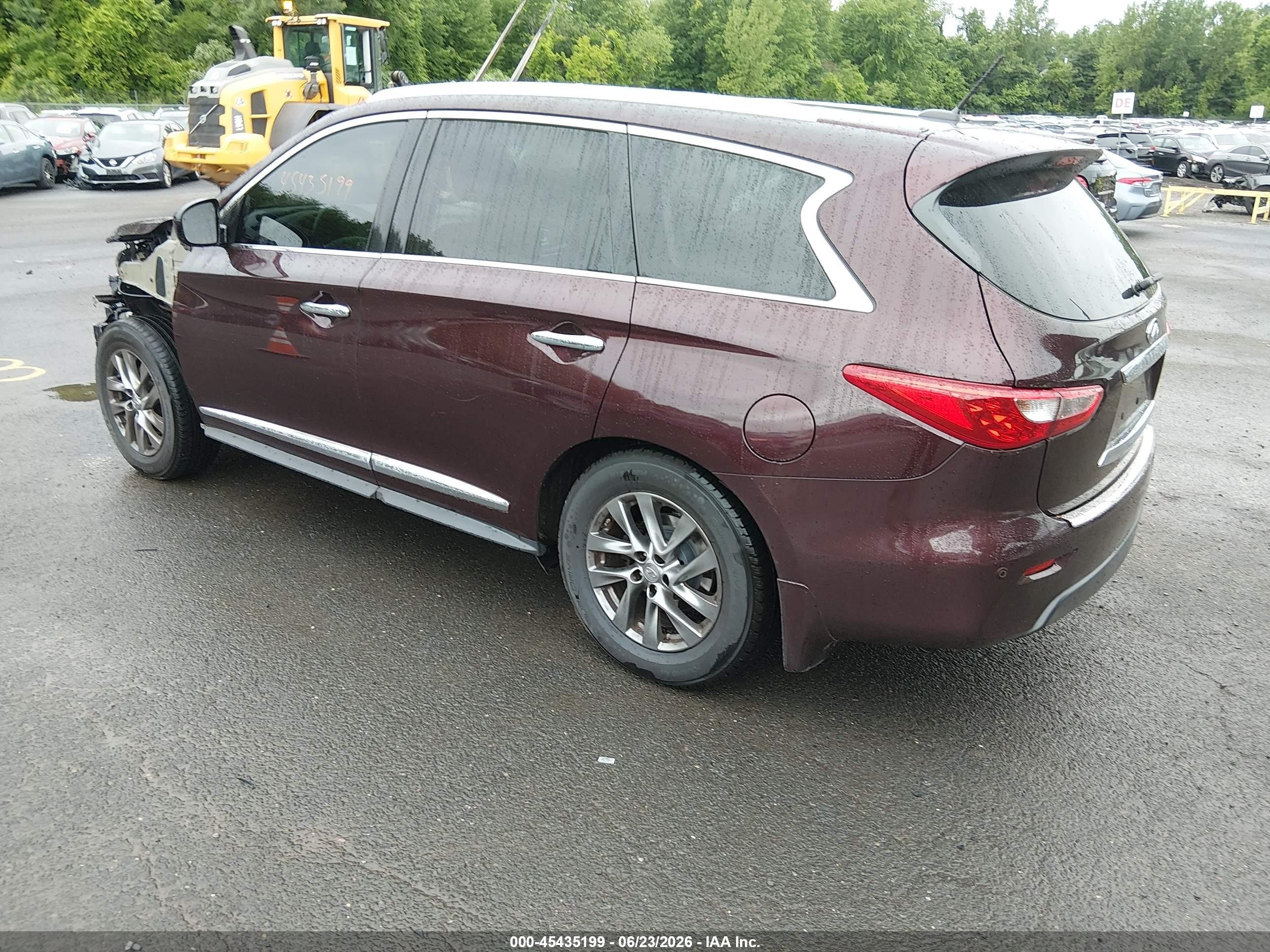 2015 Infiniti Qx60   Maroon vin: 5N1AL0MM0FC545238