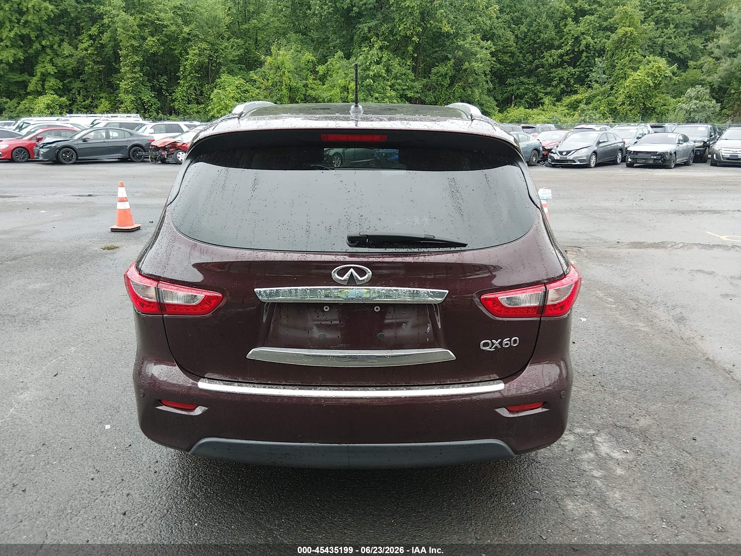 2015 Infiniti Qx60   Maroon vin: 5N1AL0MM0FC545238