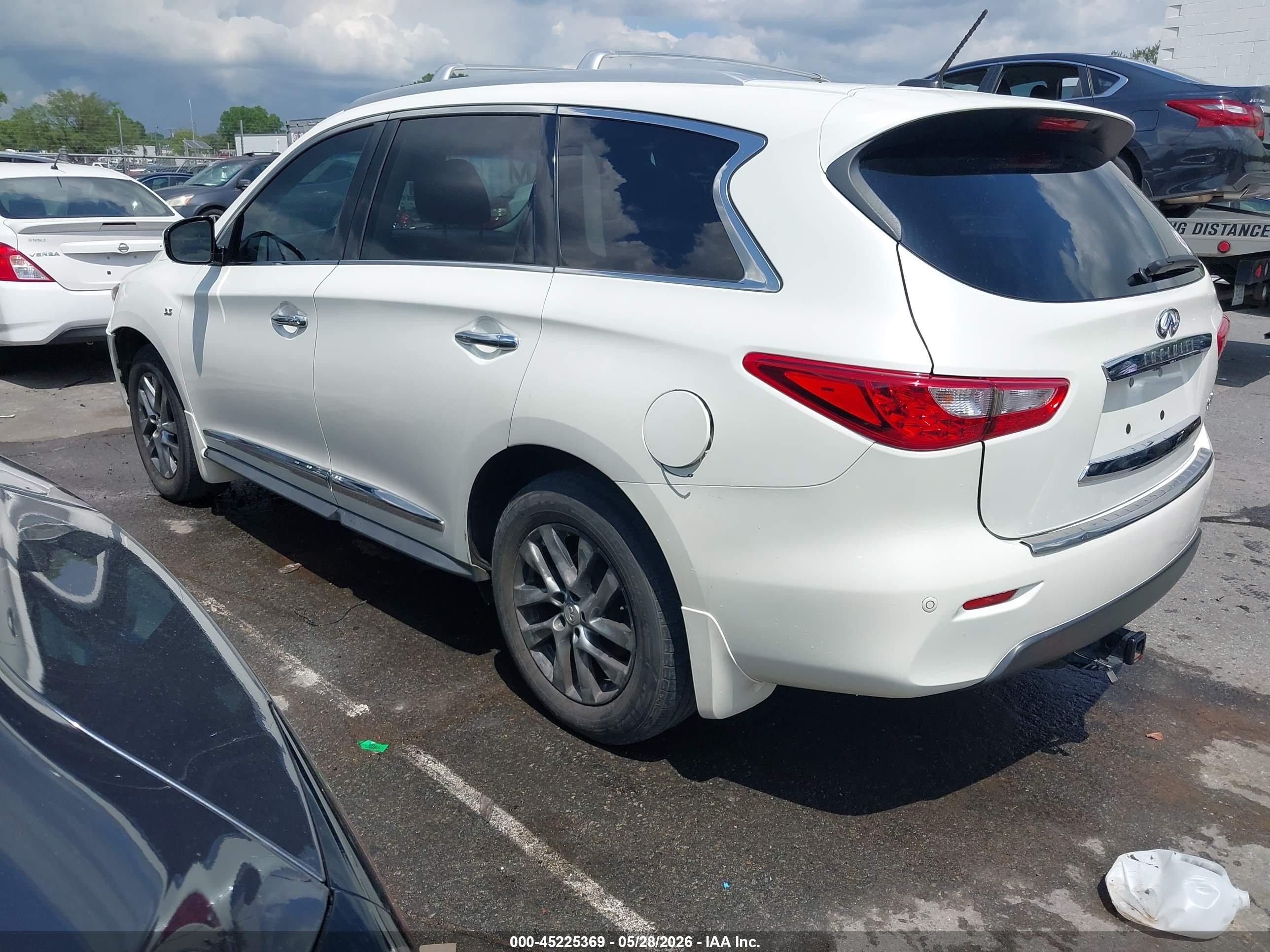 2015 Infiniti Qx60   Cream vin: 5N1AL0MM0FC549919