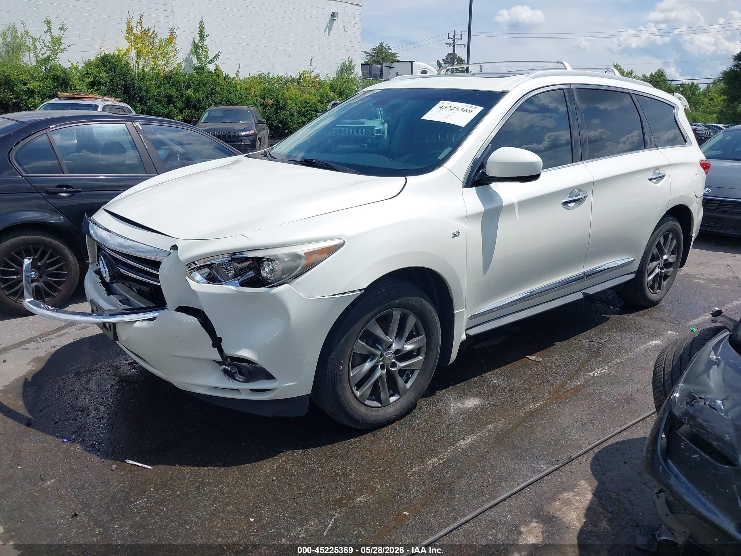 2015 Infiniti Qx60   Cream vin: 5N1AL0MM0FC549919