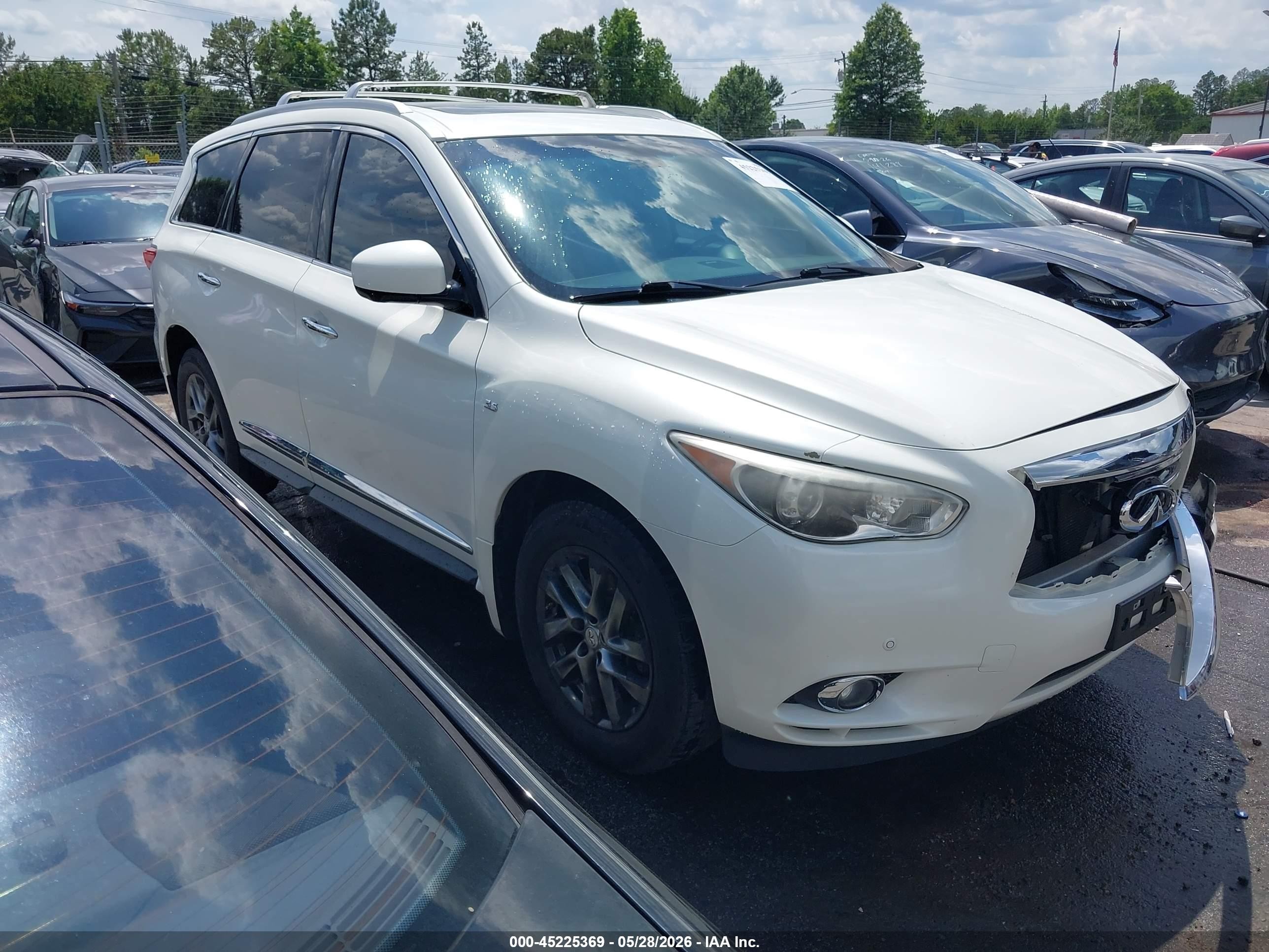 2015 Infiniti Qx60   Cream vin: 5N1AL0MM0FC549919