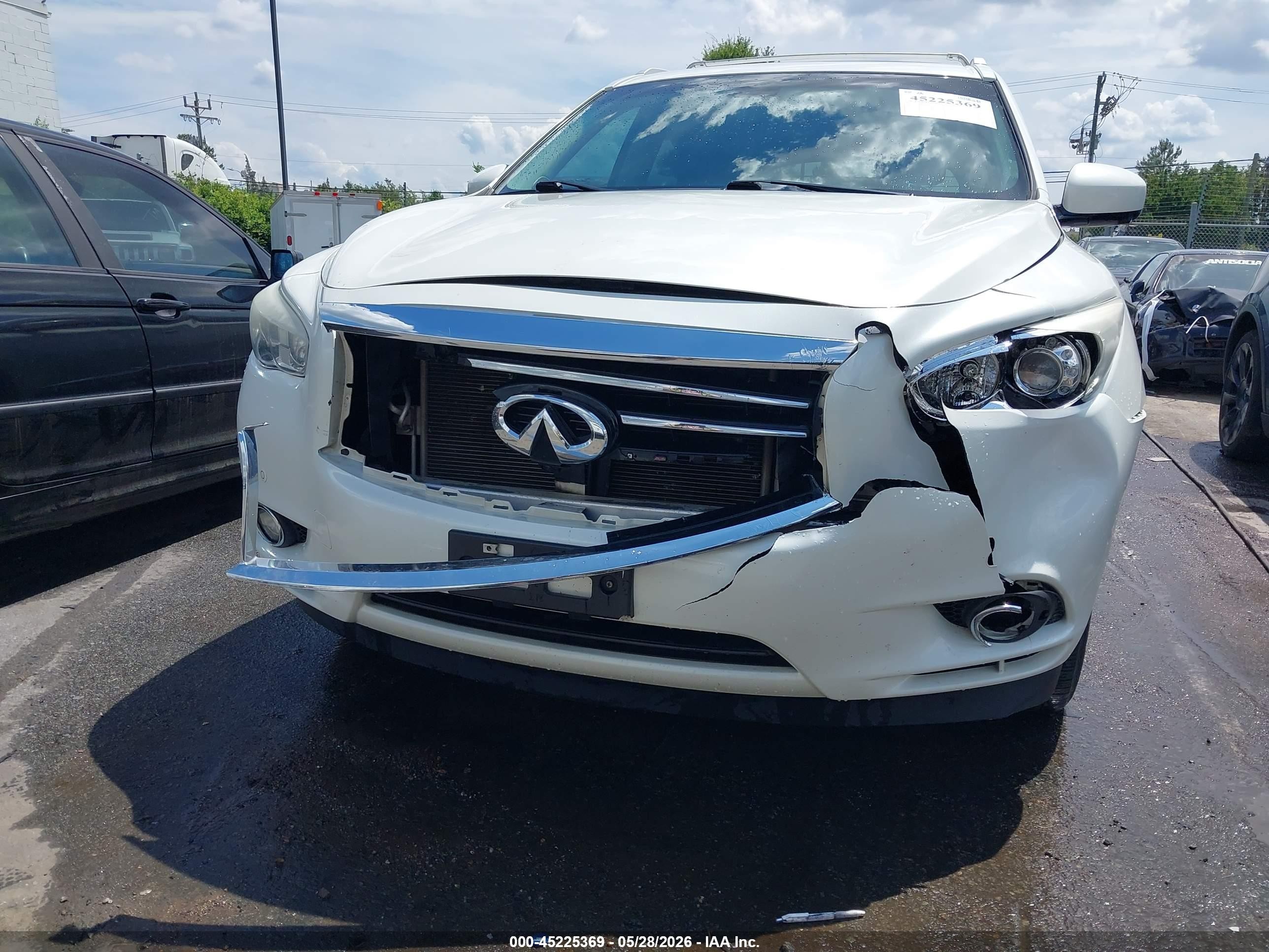 2015 Infiniti Qx60   Cream vin: 5N1AL0MM0FC549919