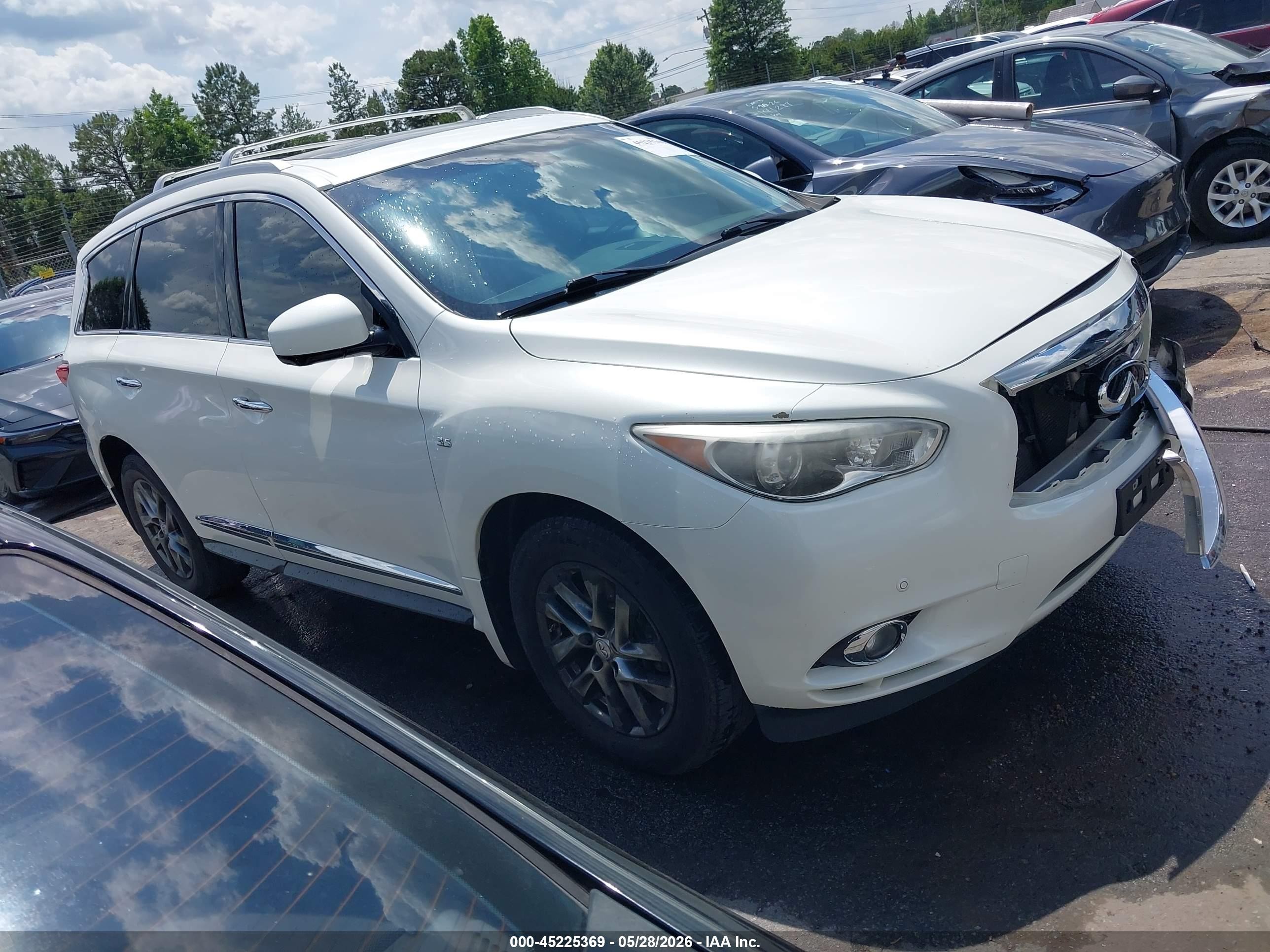 2015 Infiniti Qx60   Cream vin: 5N1AL0MM0FC549919