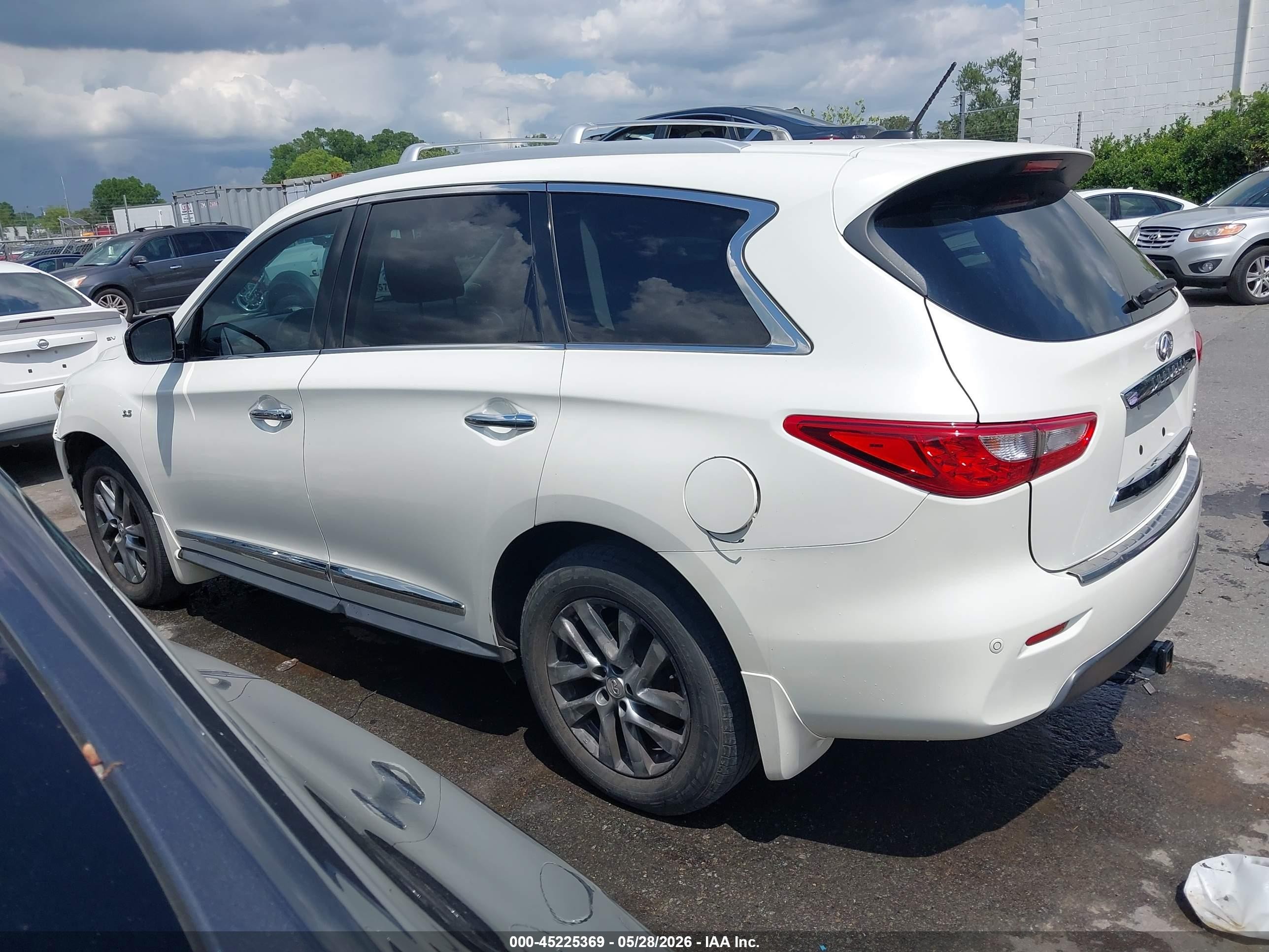 2015 Infiniti Qx60   Cream vin: 5N1AL0MM0FC549919