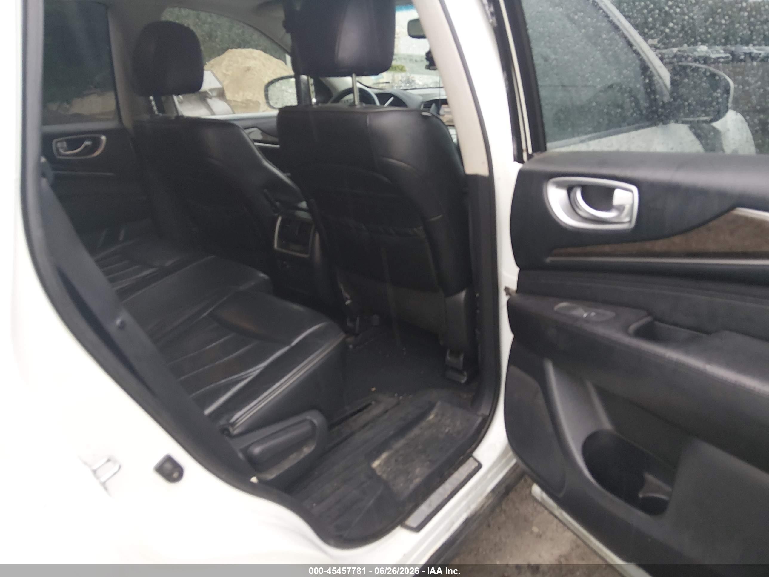 2015 Infiniti Qx60 White vin: 5N1AL0MM0FC551945