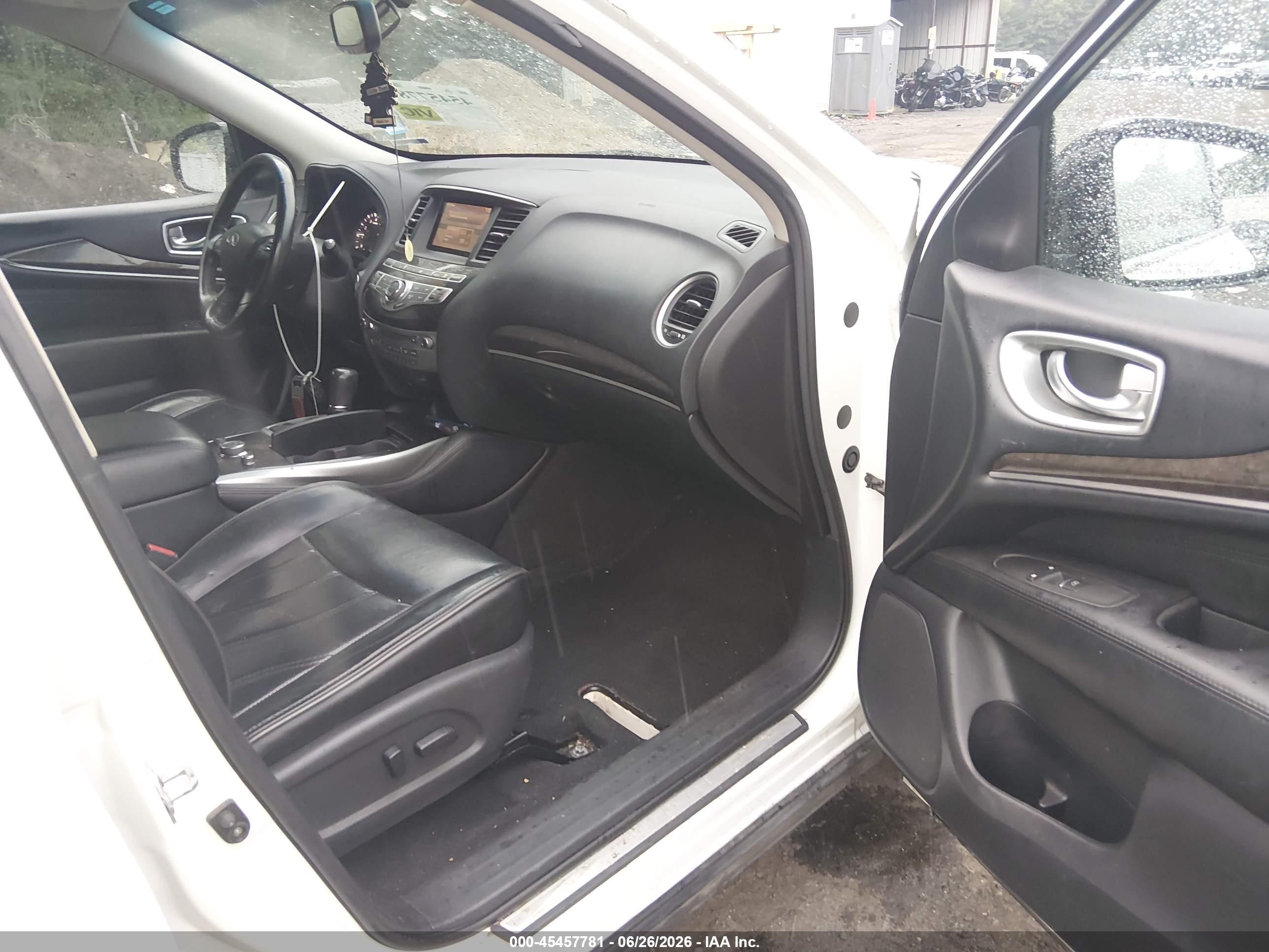 2015 Infiniti Qx60 White vin: 5N1AL0MM0FC551945