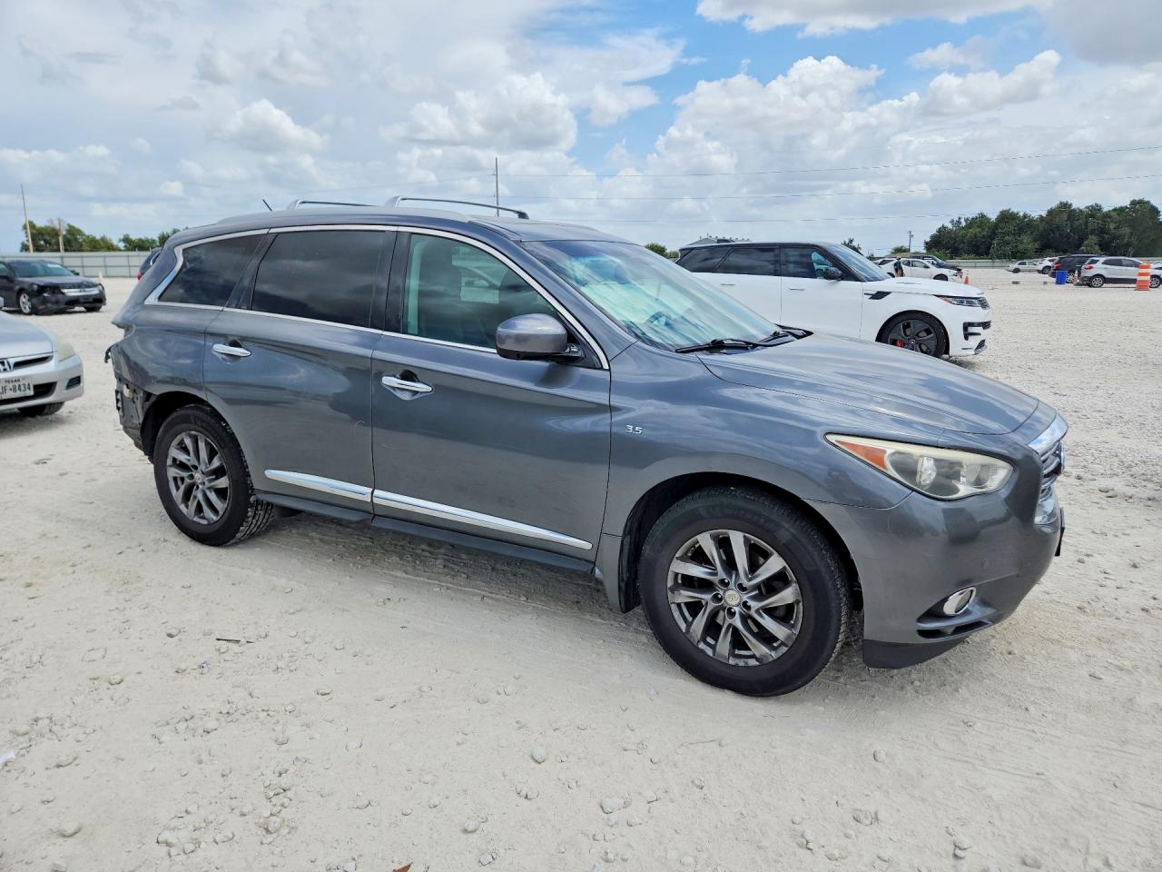 2015 Infiniti Qx60 Base Gray vin: 5N1AL0MM0FC552335