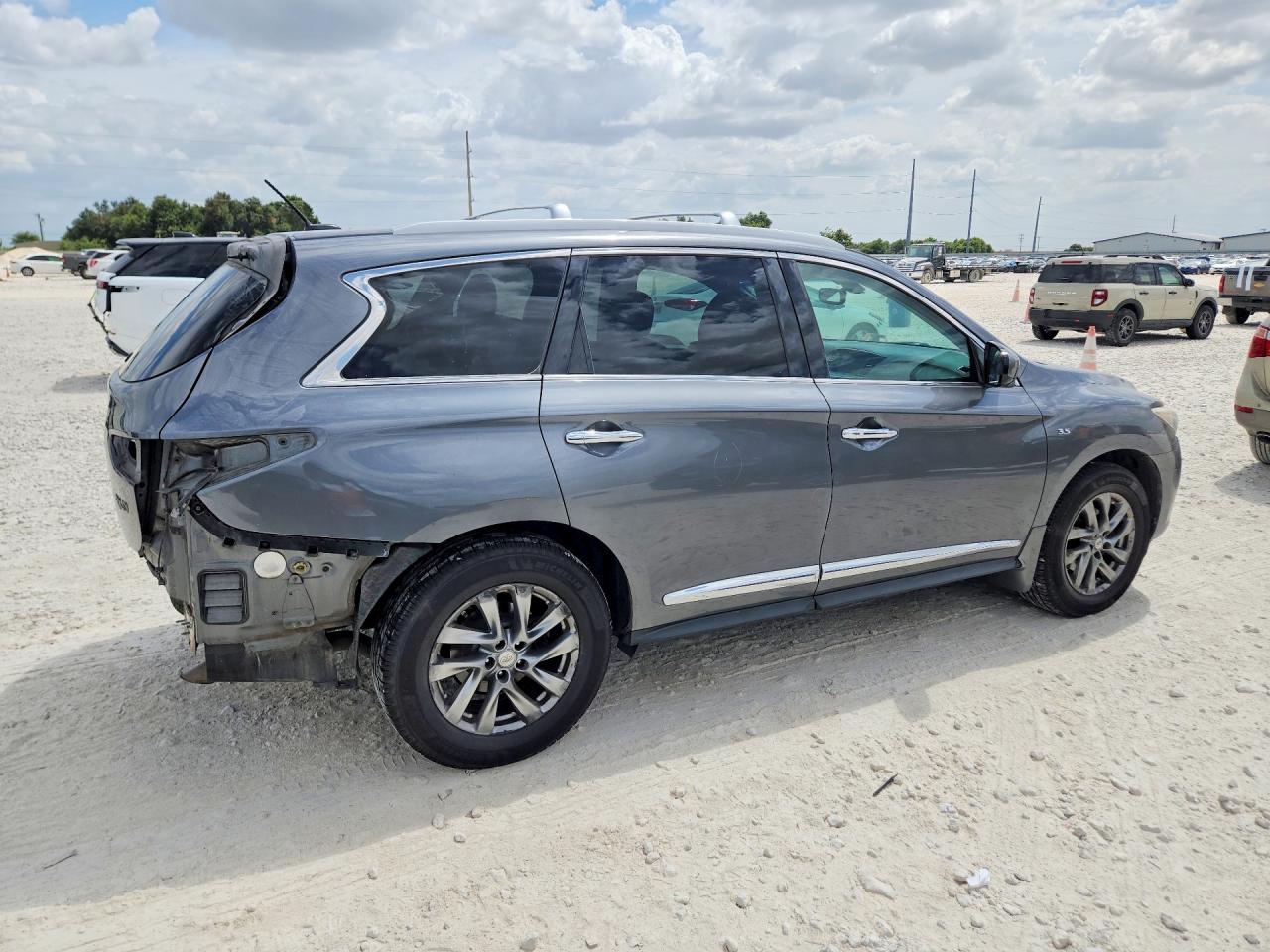 2015 Infiniti Qx60 Base Gray vin: 5N1AL0MM0FC552335