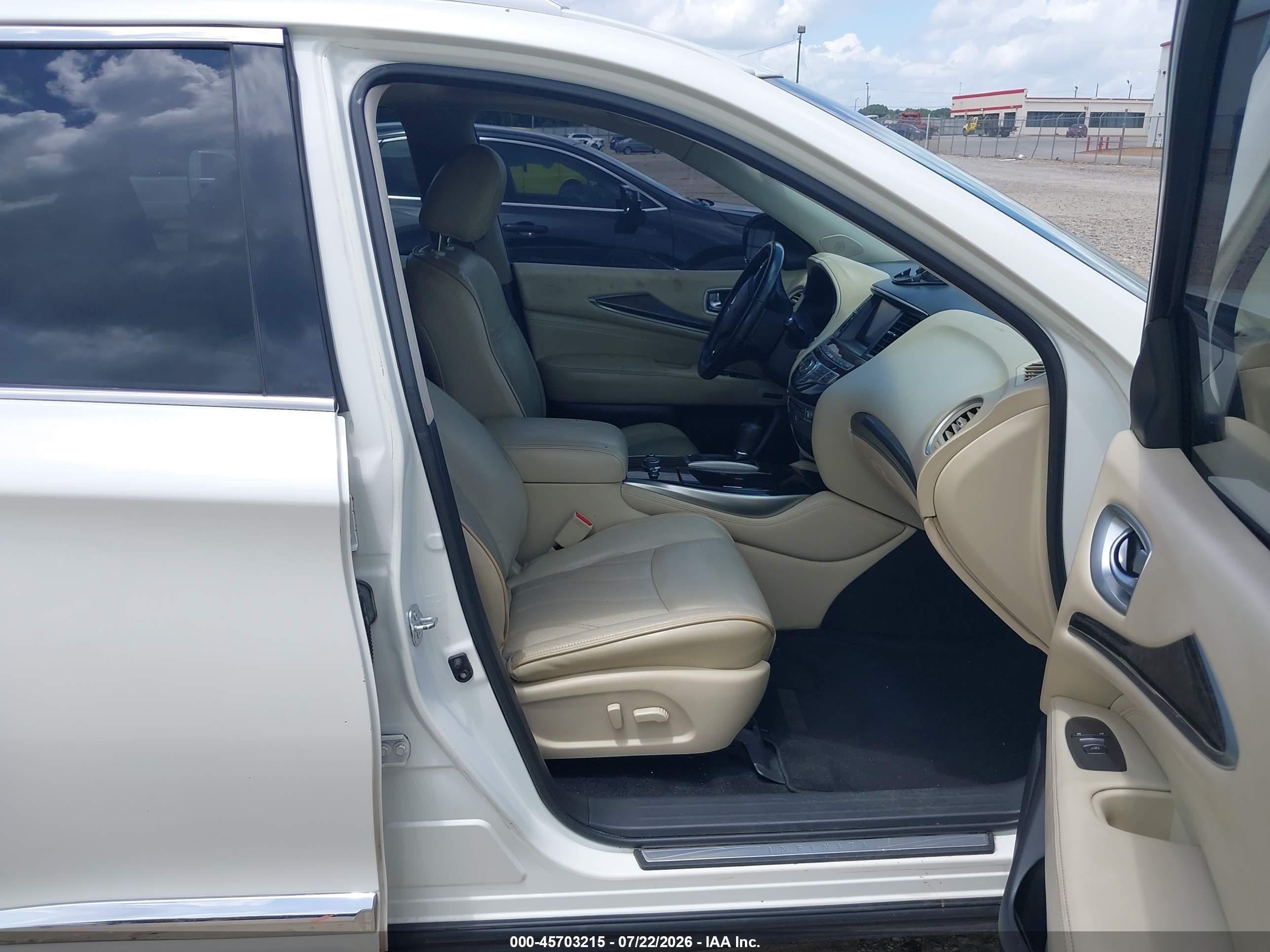 2015 Infiniti Qx60   White vin: 5N1AL0MM0FC552884