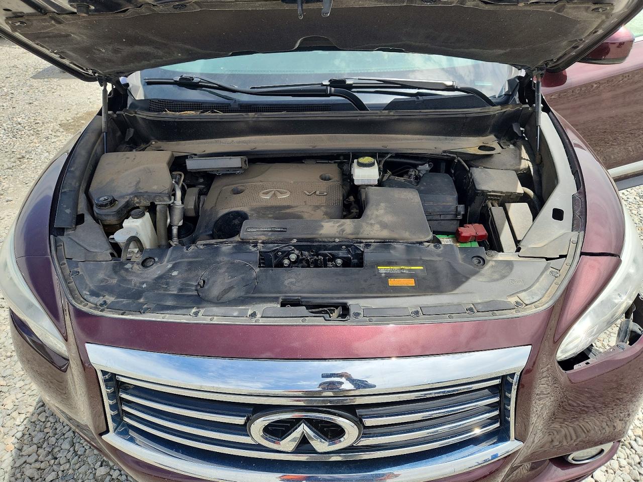 2015 Infiniti Qx60 Base Burgundy vin: 5N1AL0MM0FC556269