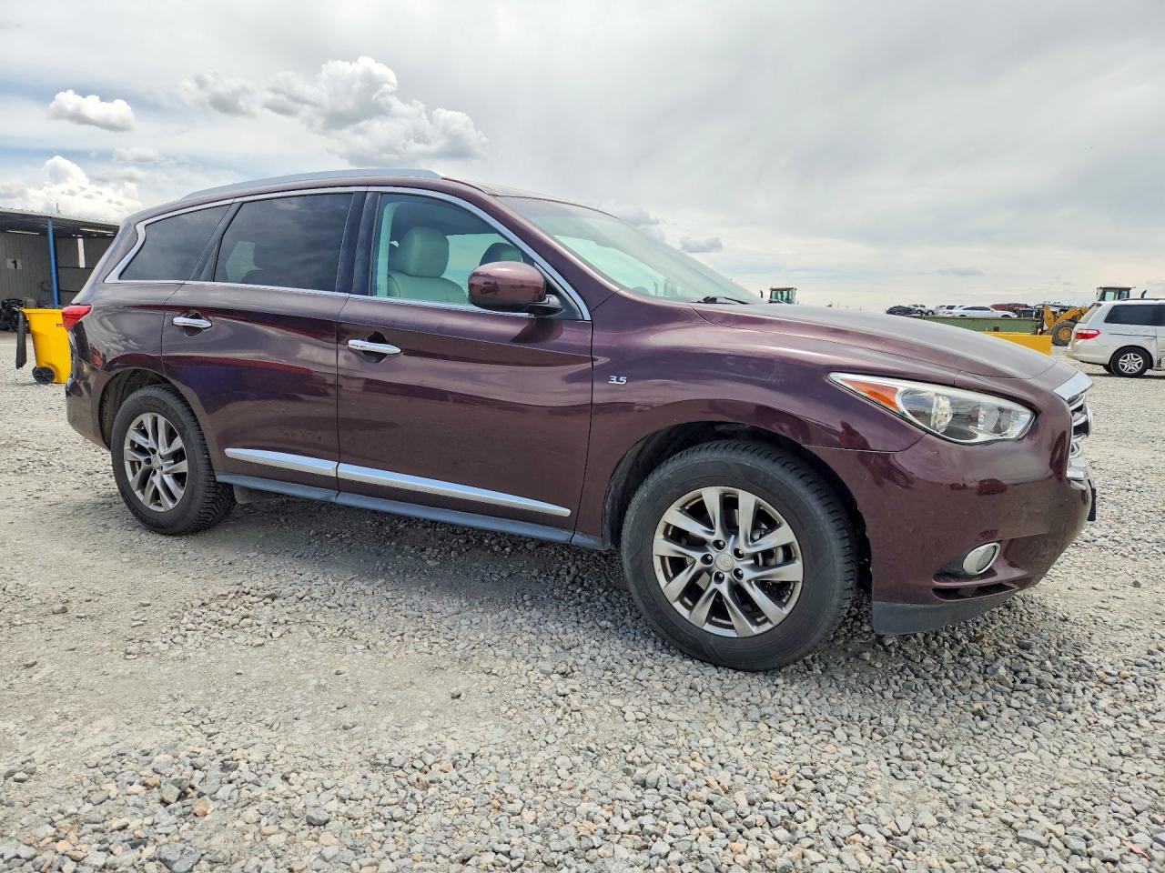 2015 Infiniti Qx60 Base Burgundy vin: 5N1AL0MM0FC556269