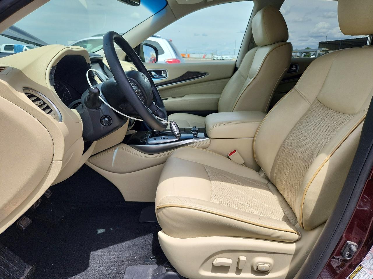 2015 Infiniti Qx60 Base Burgundy vin: 5N1AL0MM0FC556269