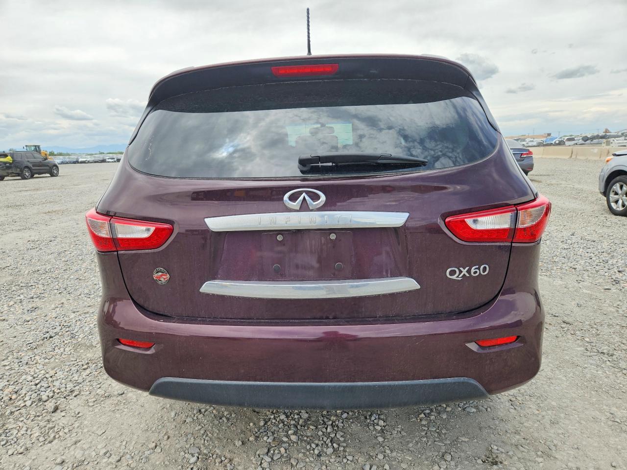 2015 Infiniti Qx60 Base Burgundy vin: 5N1AL0MM0FC556269