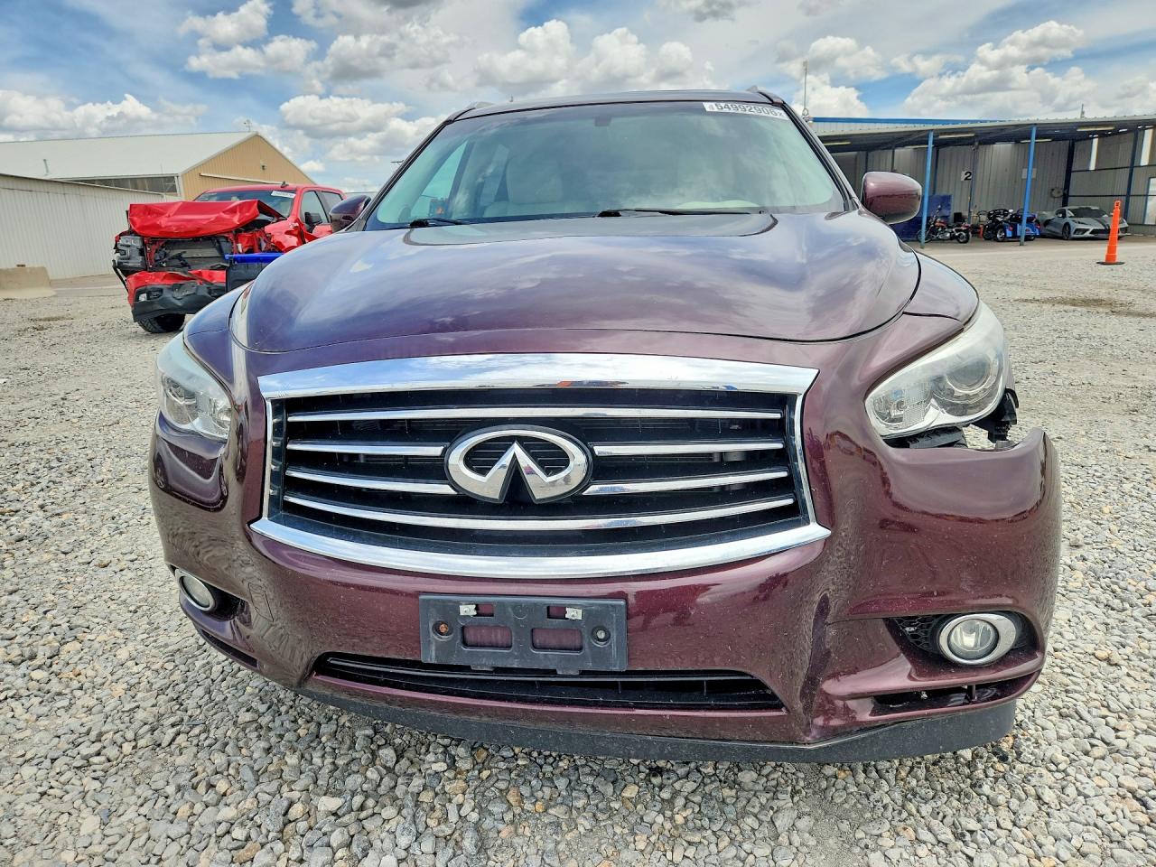 2015 Infiniti Qx60 Base Burgundy vin: 5N1AL0MM0FC556269