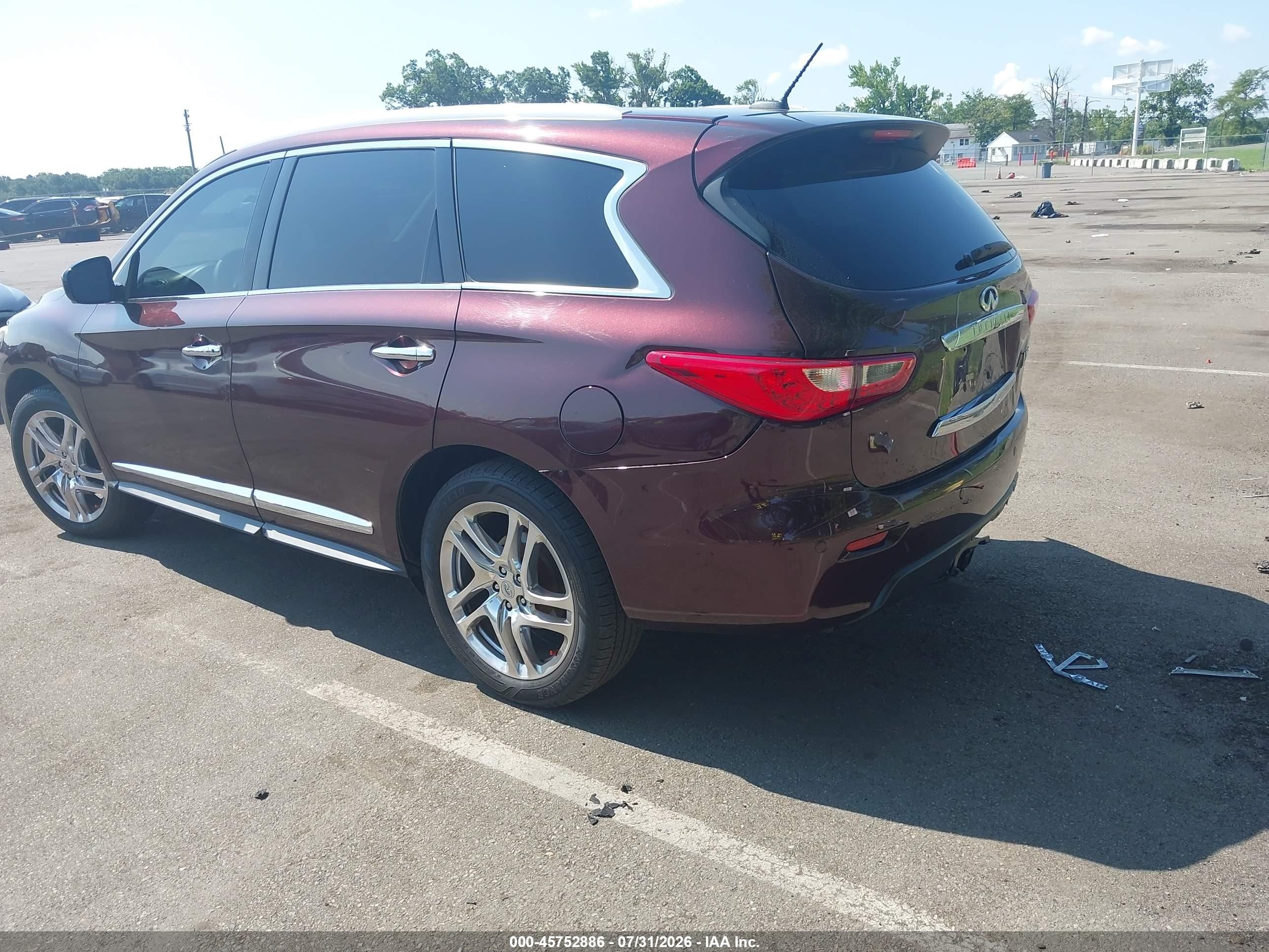 2013 Infiniti Jx35   Бордовый vin: 5N1AL0MM1DC302079