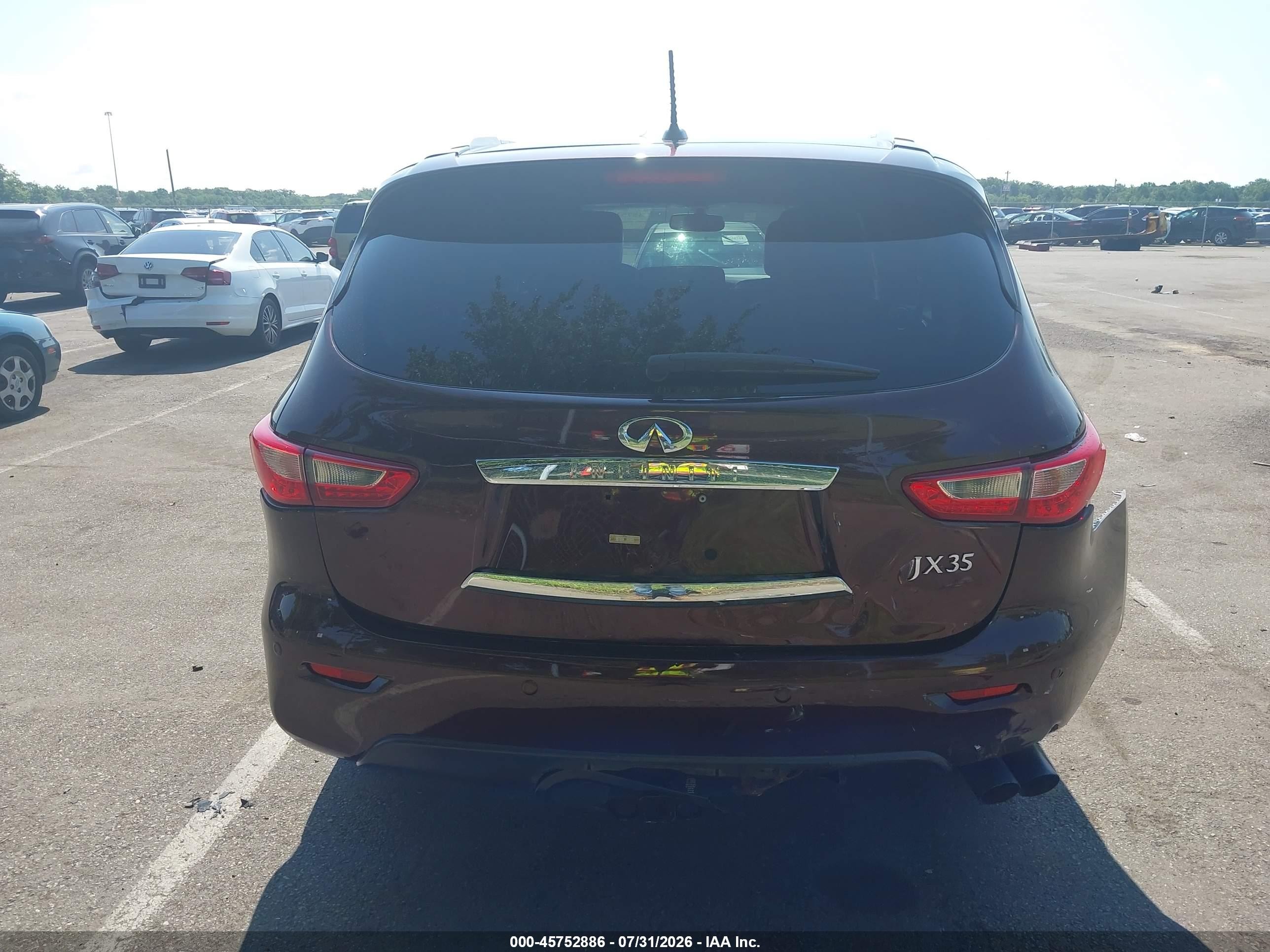 2013 Infiniti Jx35   Бордовый vin: 5N1AL0MM1DC302079