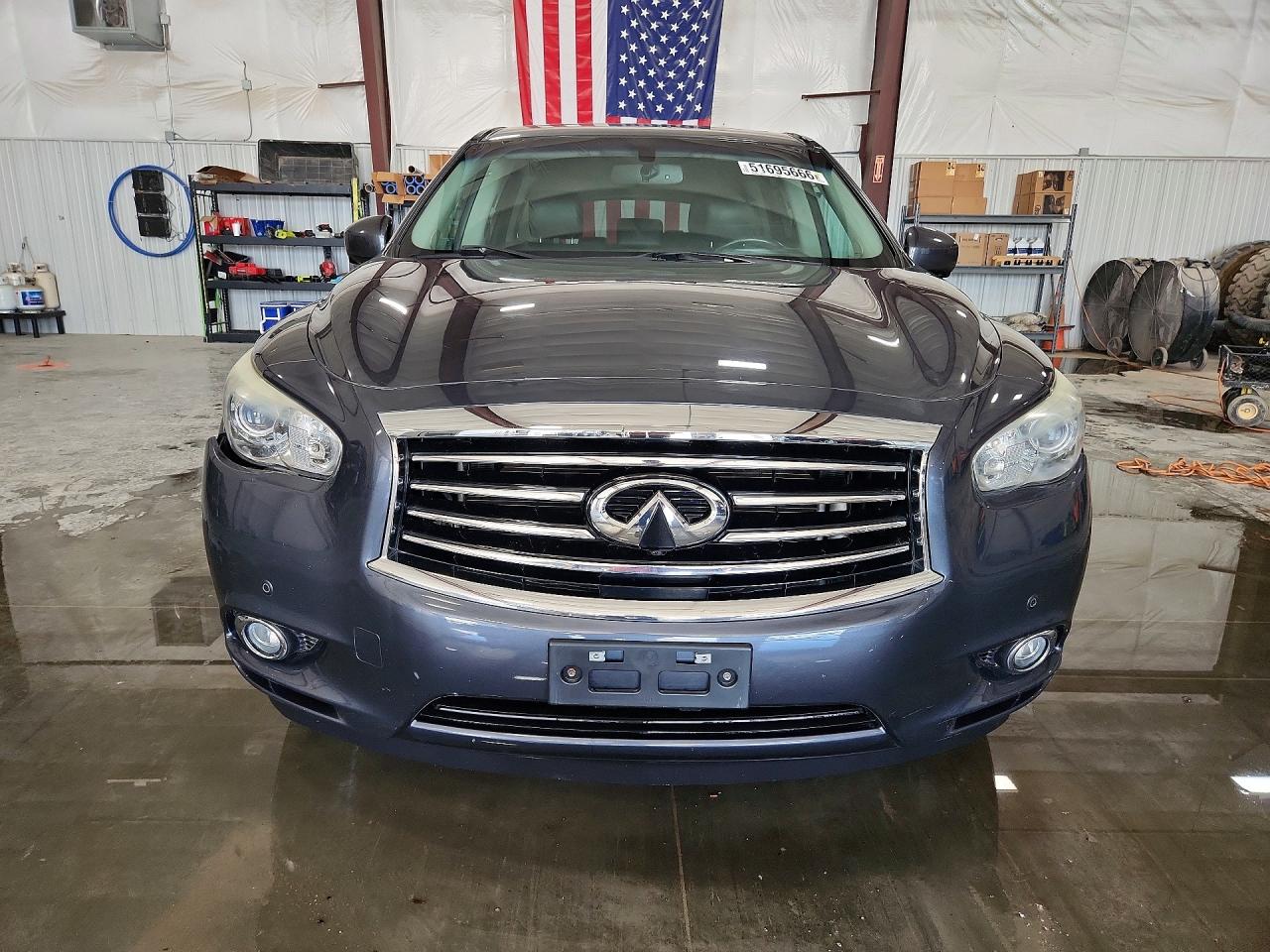 2013 Infiniti Jx35 Base Gray vin: 5N1AL0MM1DC304379