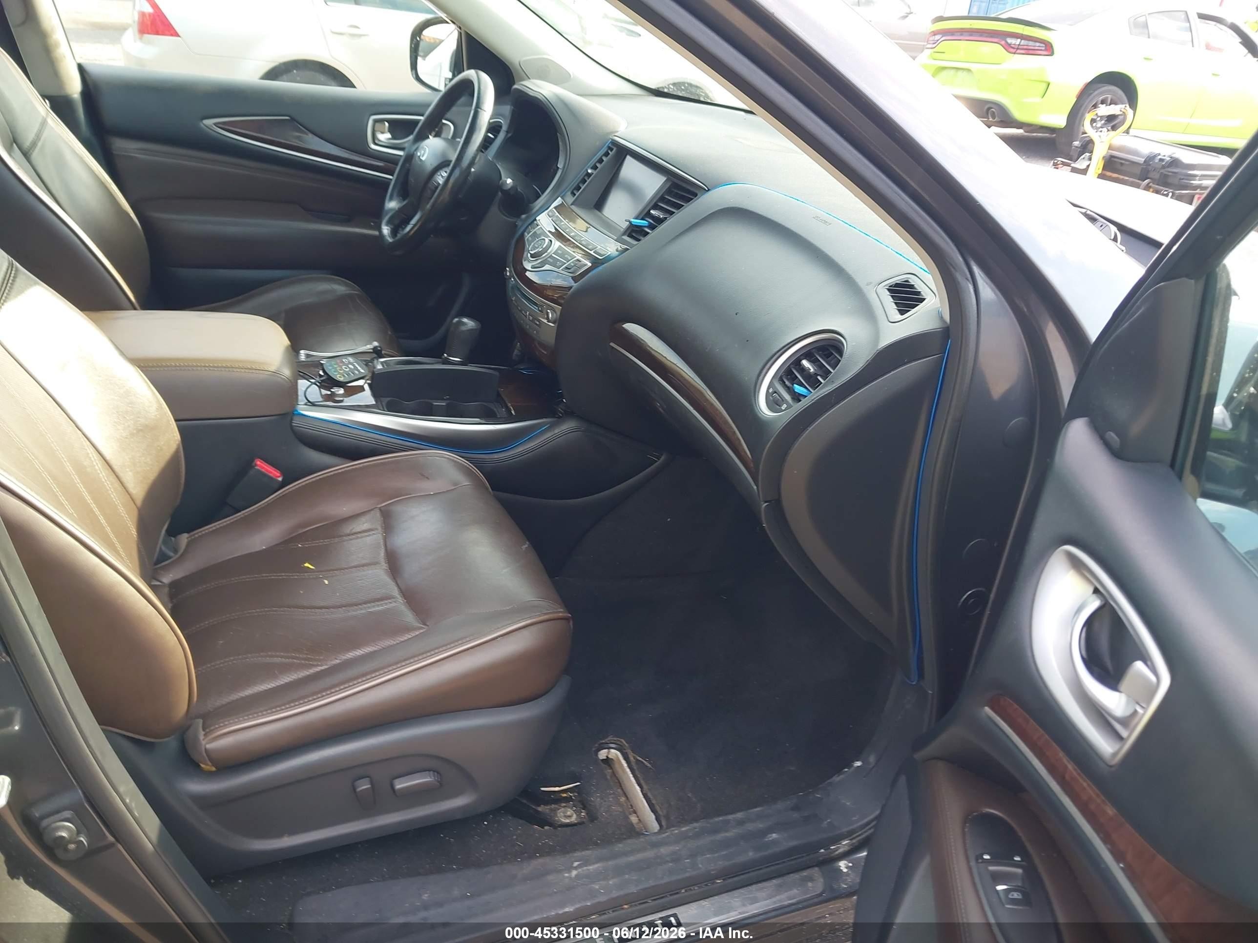 2013 Infiniti Jx35   Gray vin: 5N1AL0MM1DC307623