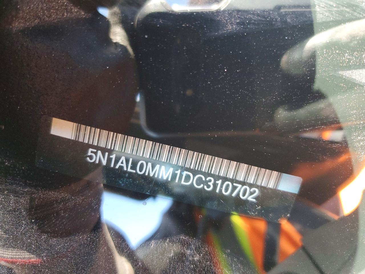 2013 Infiniti Jx35 Угольный vin: 5N1AL0MM1DC310702