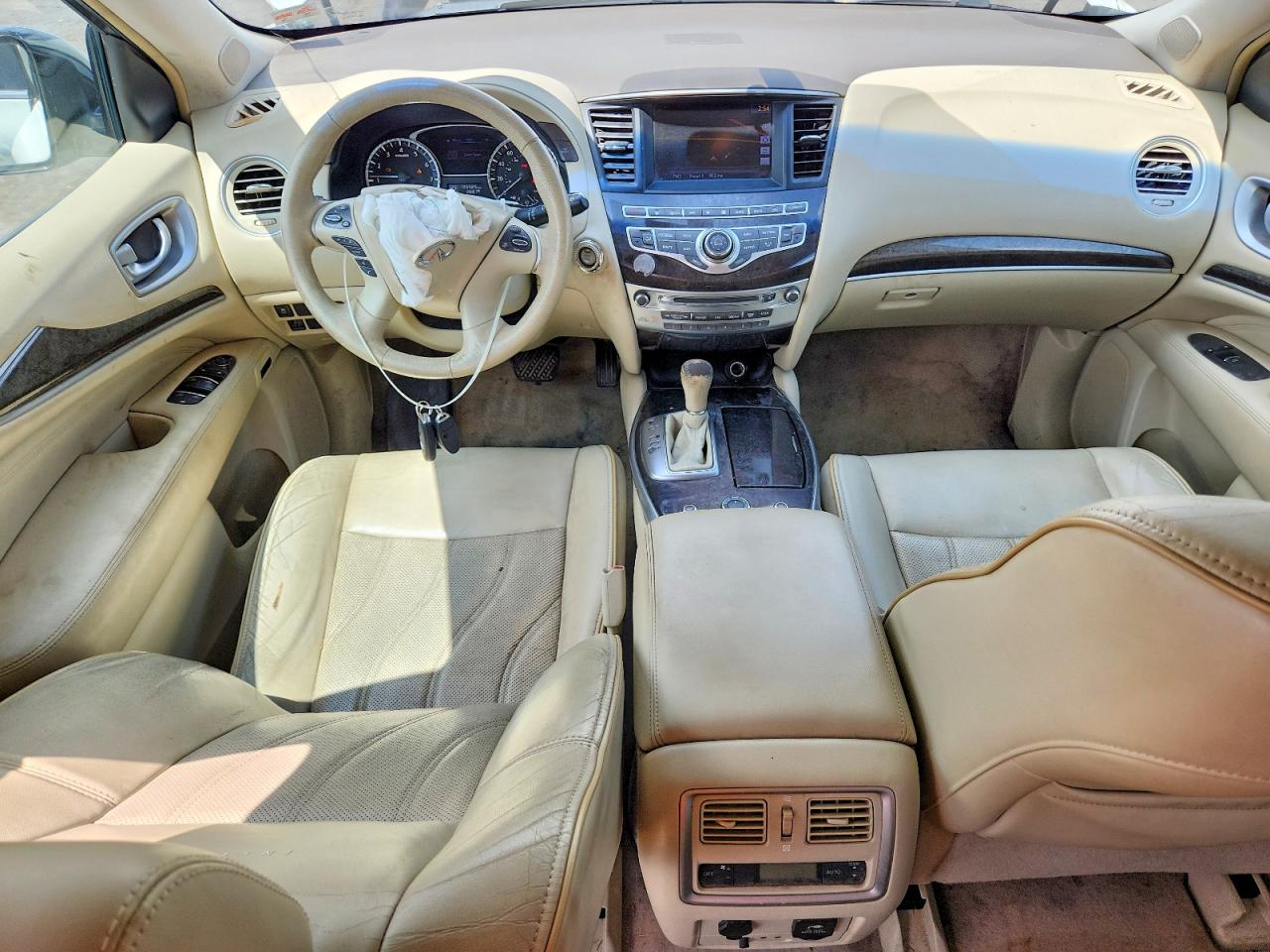 2013 Infiniti Jx35 Base White vin: 5N1AL0MM1DC319772