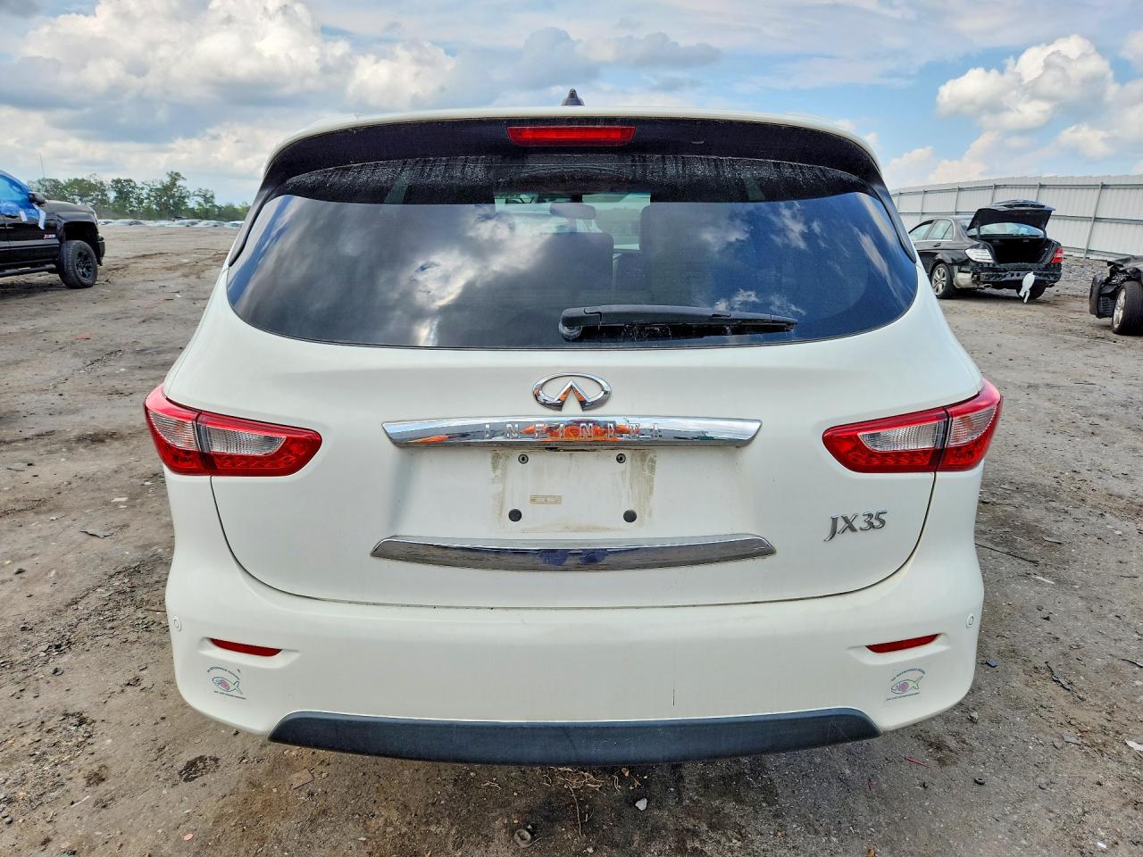 2013 Infiniti Jx35 Base White vin: 5N1AL0MM1DC319772