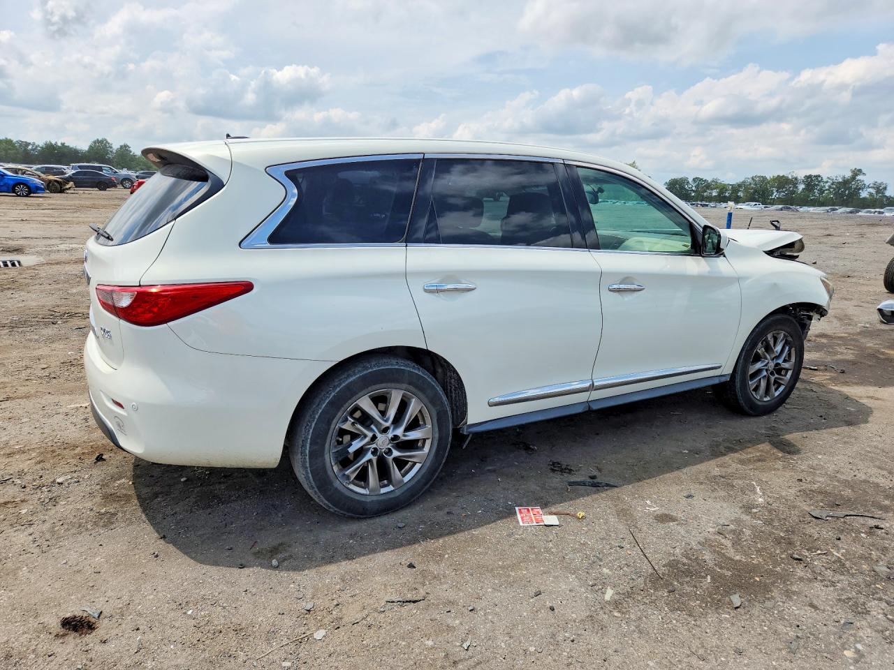 2013 Infiniti Jx35 Base White vin: 5N1AL0MM1DC319772