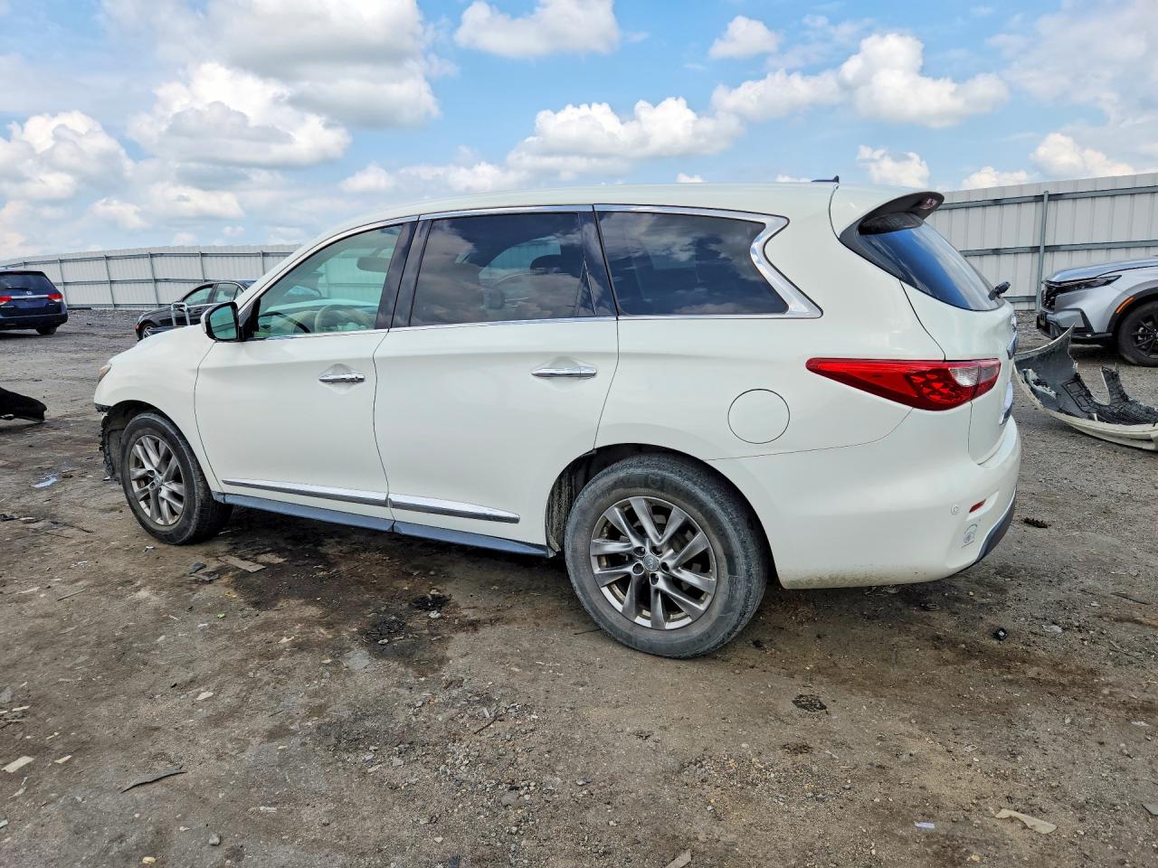 2013 Infiniti Jx35 Base White vin: 5N1AL0MM1DC319772