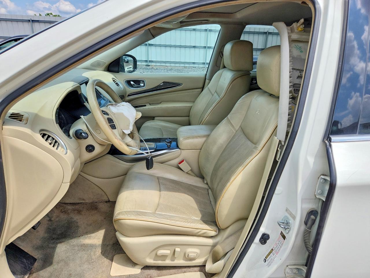 2013 Infiniti Jx35 Base White vin: 5N1AL0MM1DC319772
