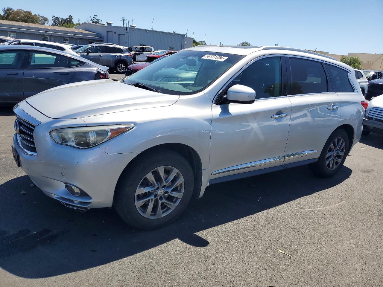 2013 Infiniti Jx35 Base Серебряный vin: 5N1AL0MM1DC330710