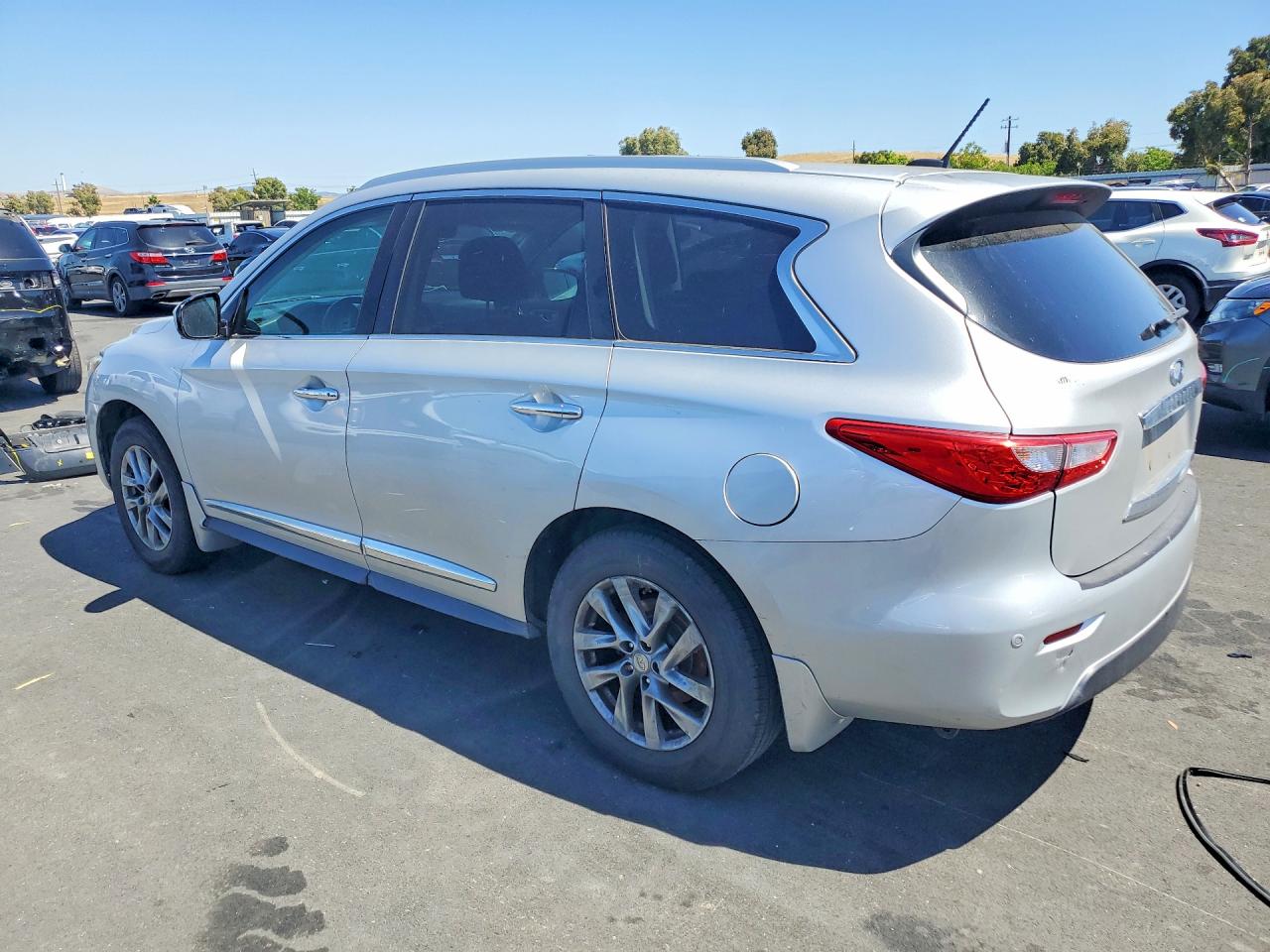 2013 Infiniti Jx35 Base Silver vin: 5N1AL0MM1DC330710