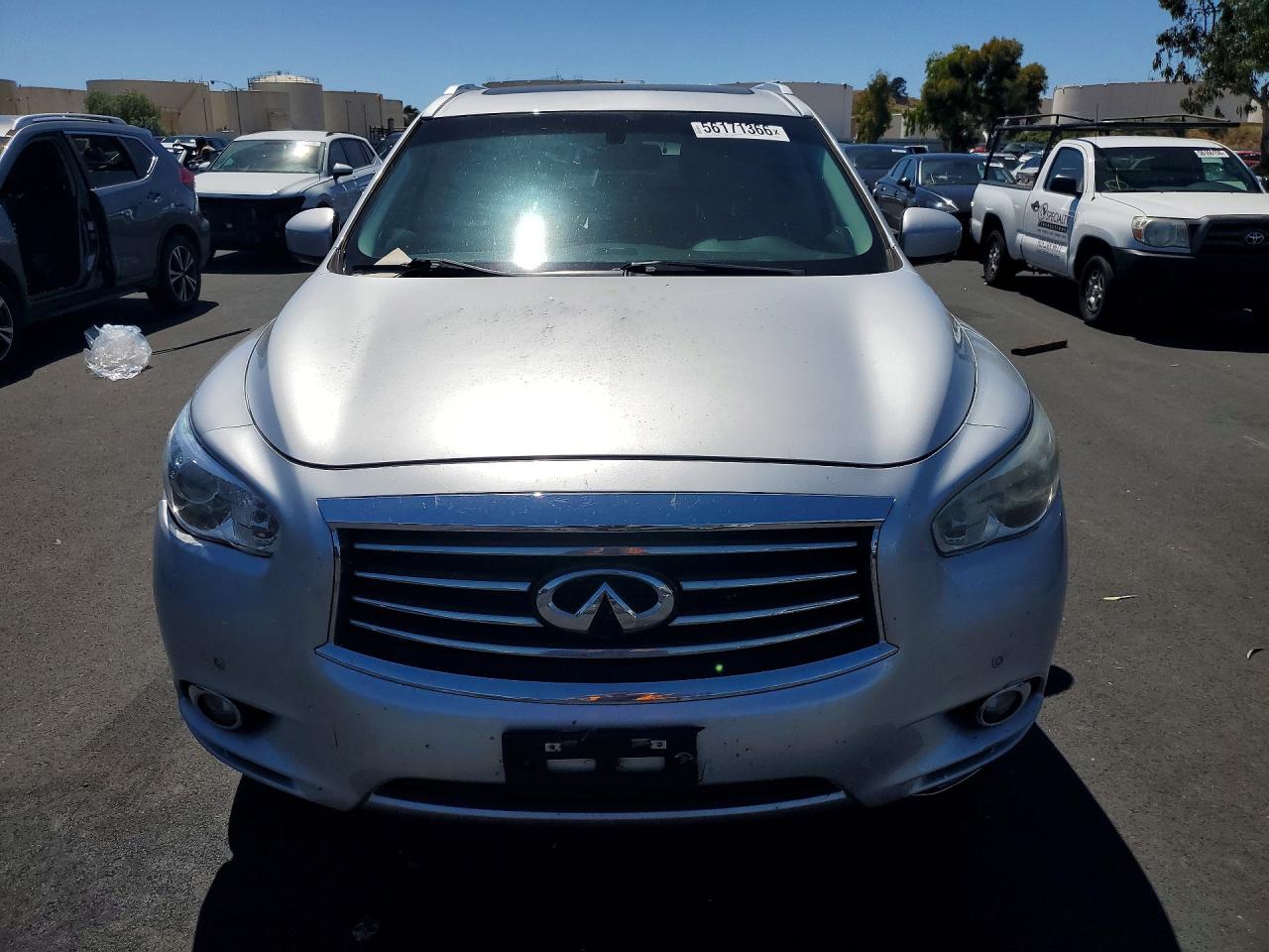 2013 Infiniti Jx35 Base Silver vin: 5N1AL0MM1DC330710