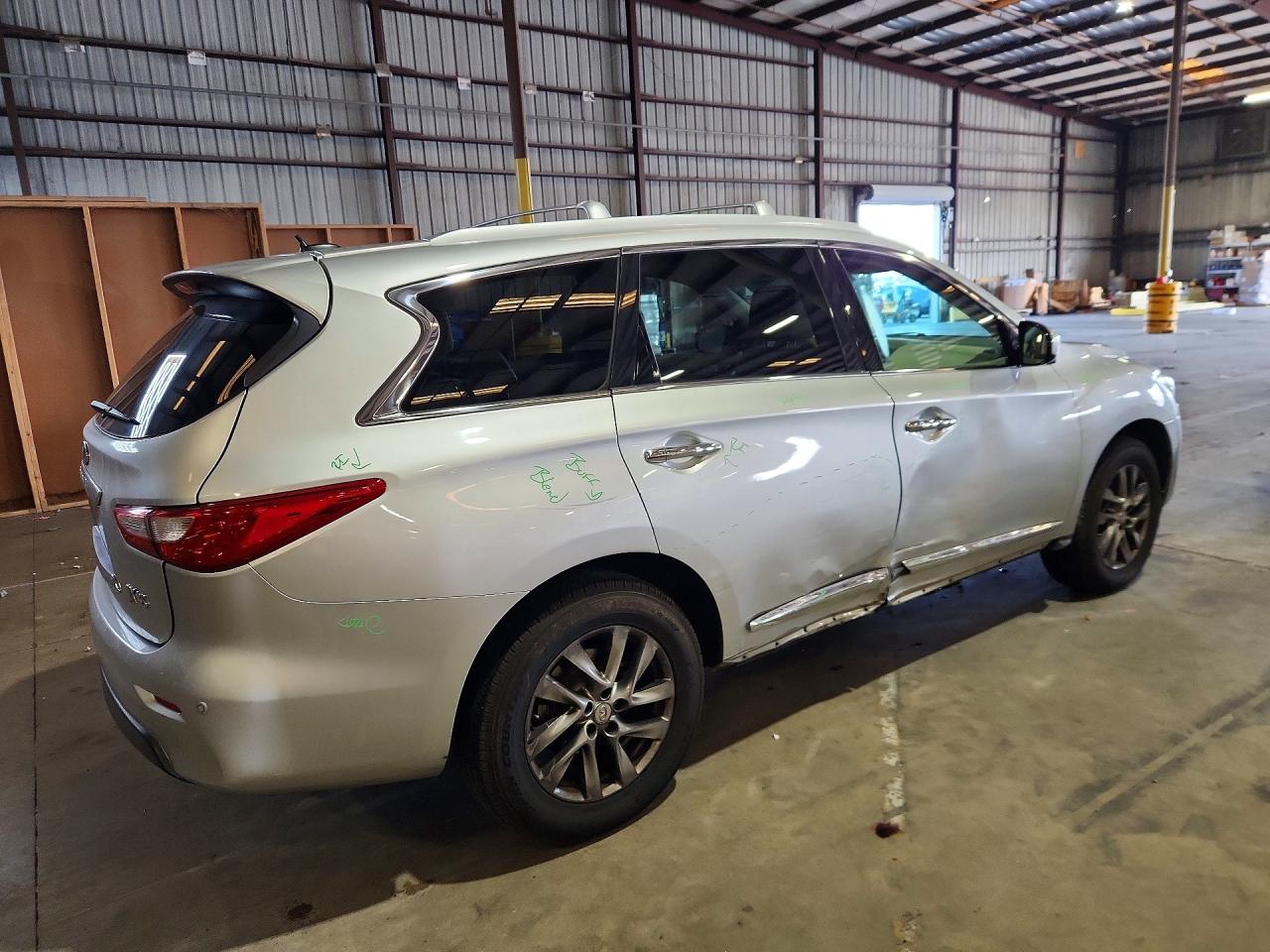 2013 Infiniti Jx35 Base Silver vin: 5N1AL0MM1DC333641