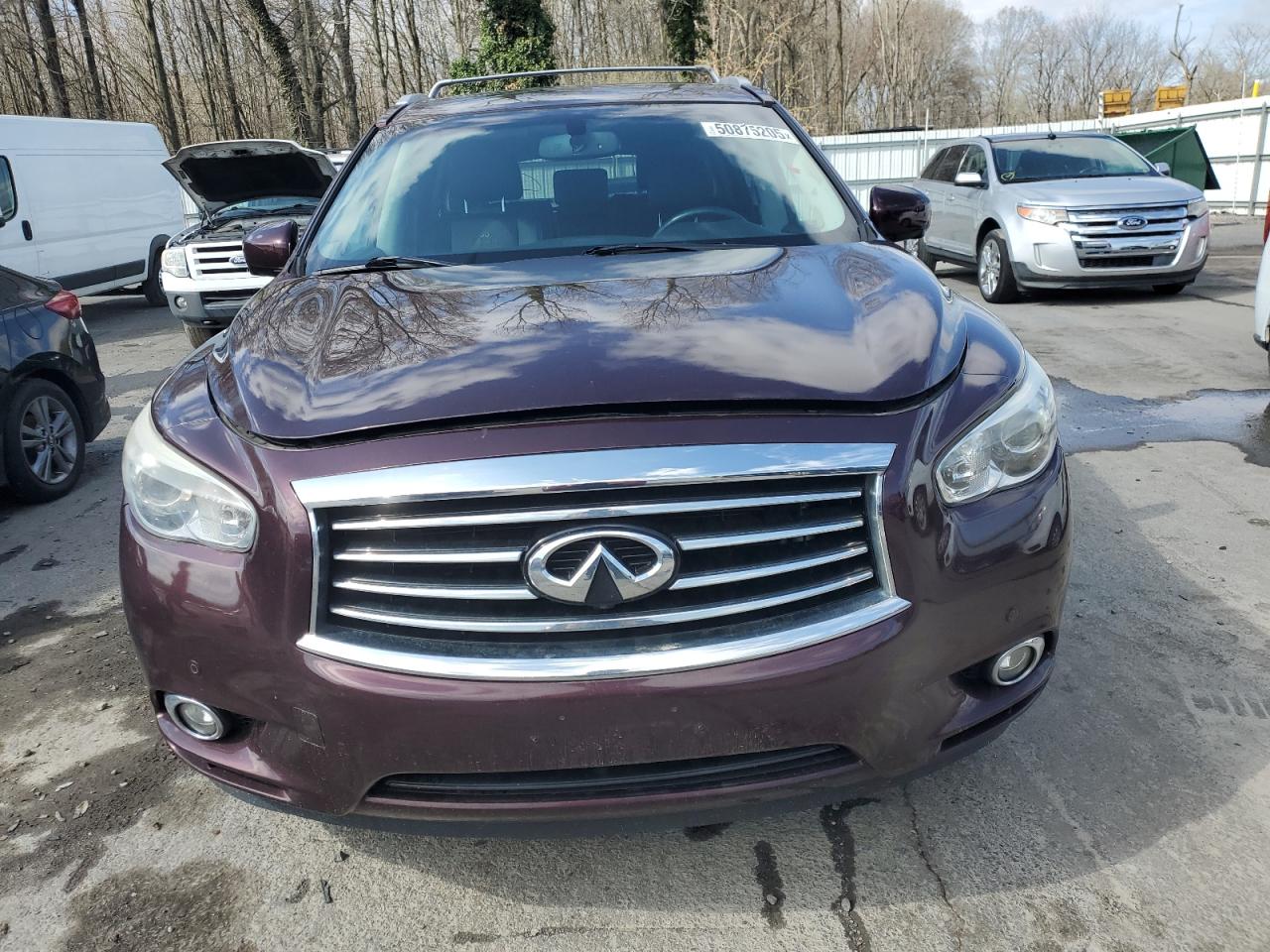 2013 Infiniti Jx35 Burgundy vin: 5N1AL0MM1DC343182