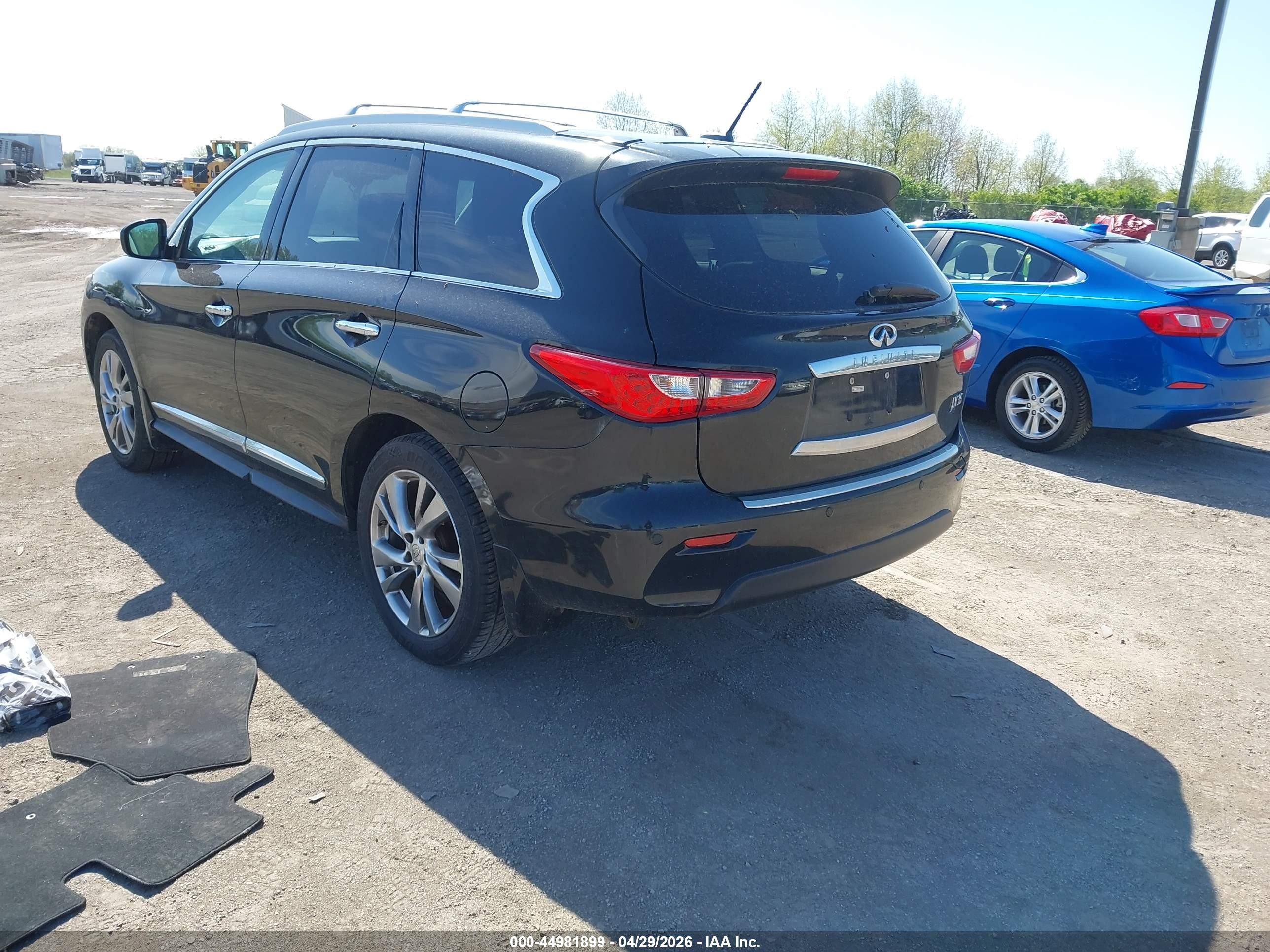 2013 Infiniti Jx35   Black vin: 5N1AL0MM1DC350407