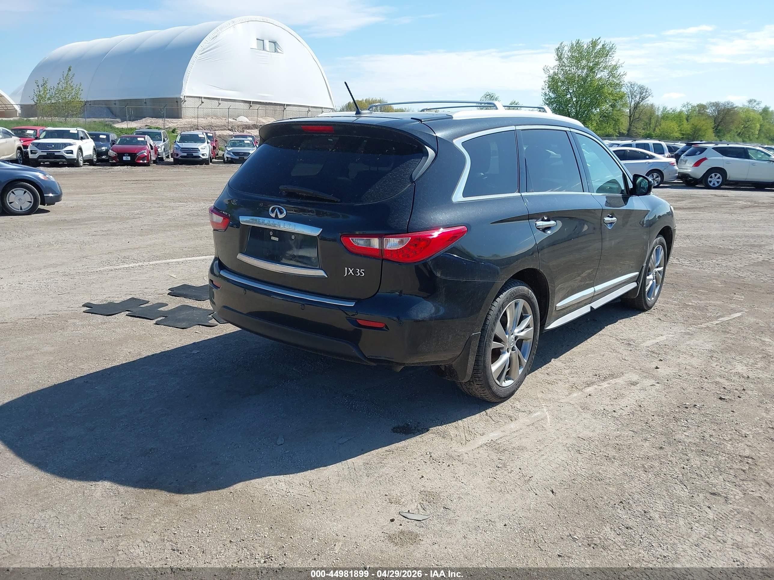 2013 Infiniti Jx35   Black vin: 5N1AL0MM1DC350407