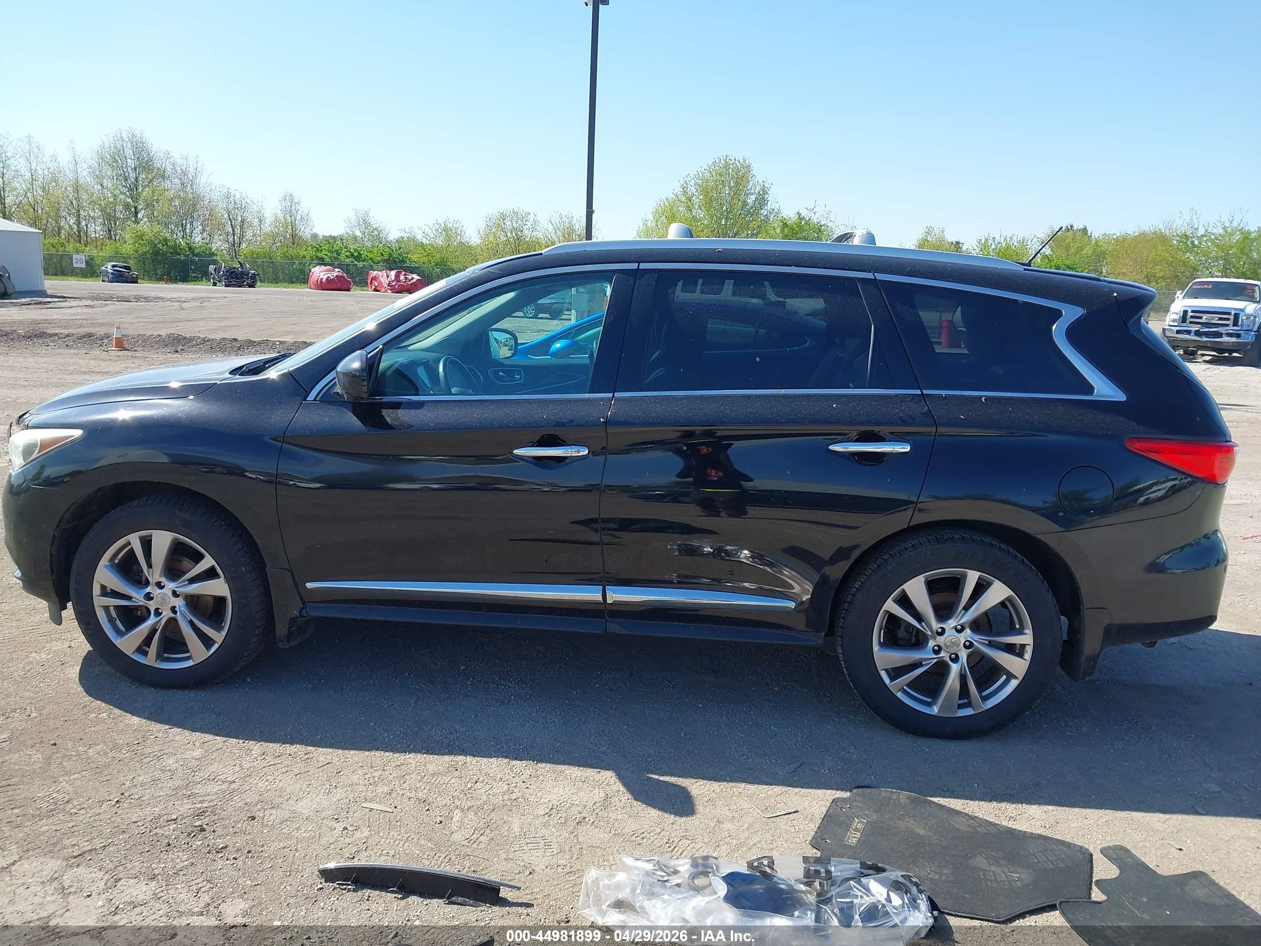 2013 Infiniti Jx35   Black vin: 5N1AL0MM1DC350407