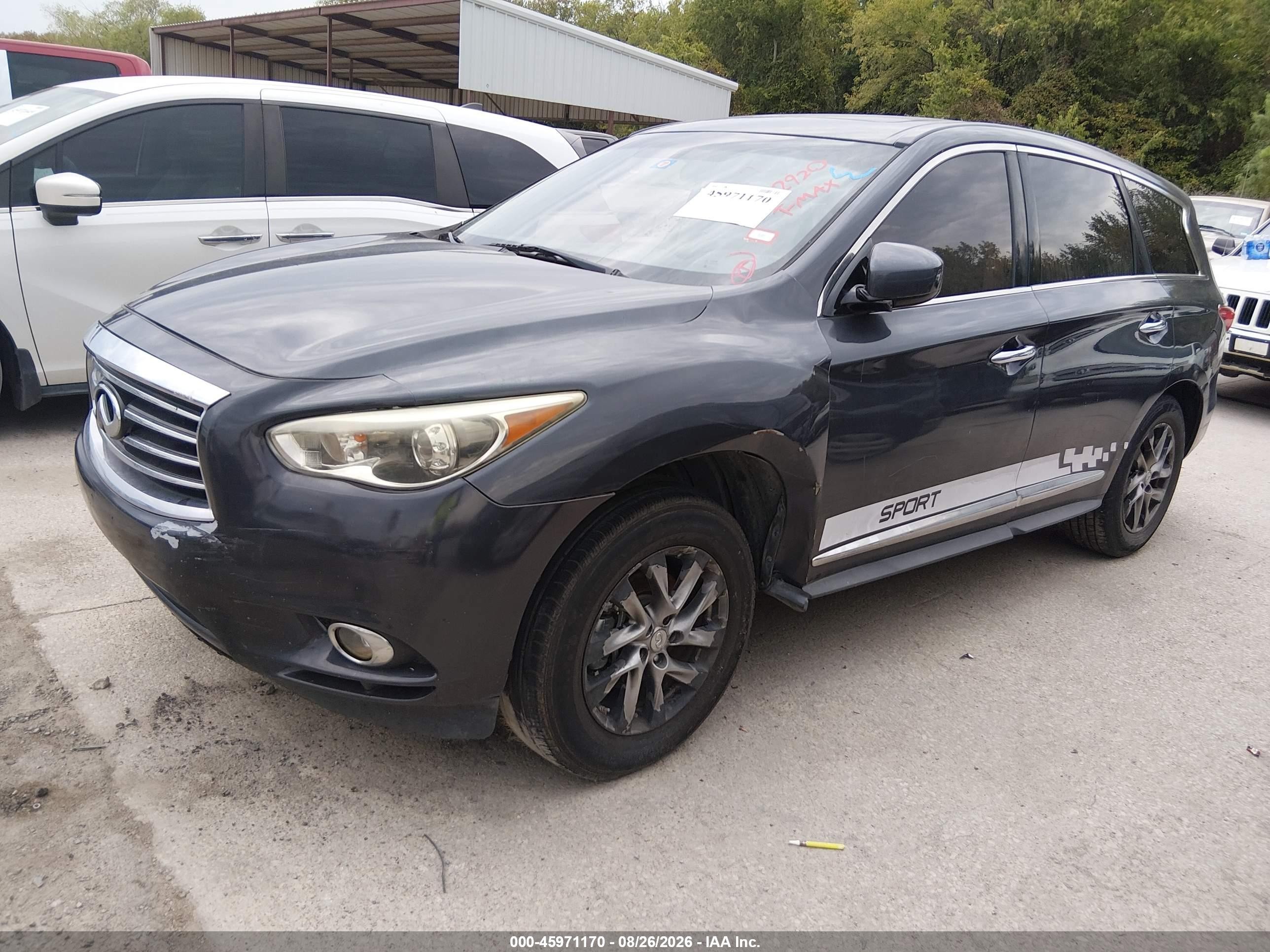2013 Infiniti Jx35   Серый vin: 5N1AL0MM1DC352920